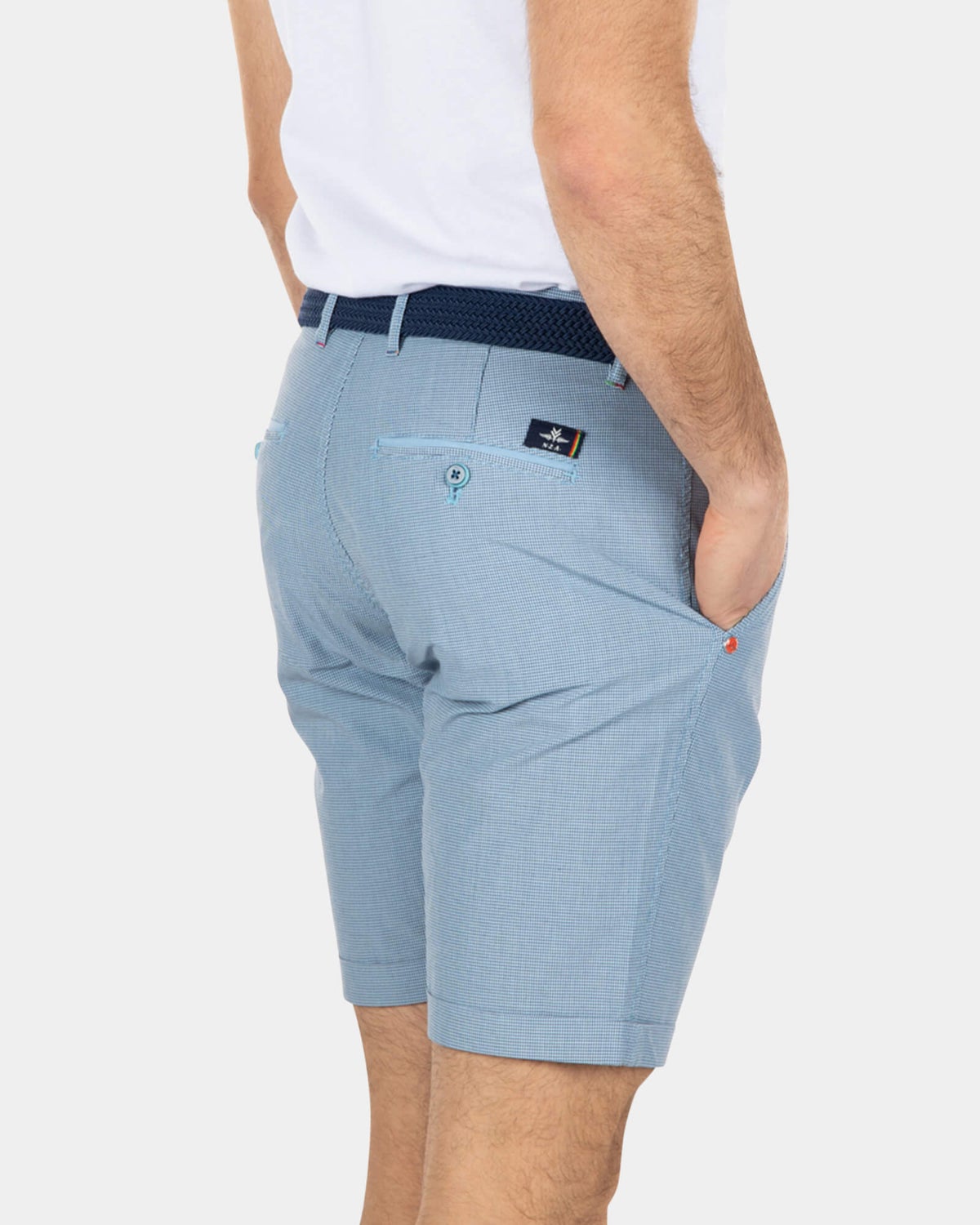 Chino-Shorts aus Baumwolle - Bright Sky