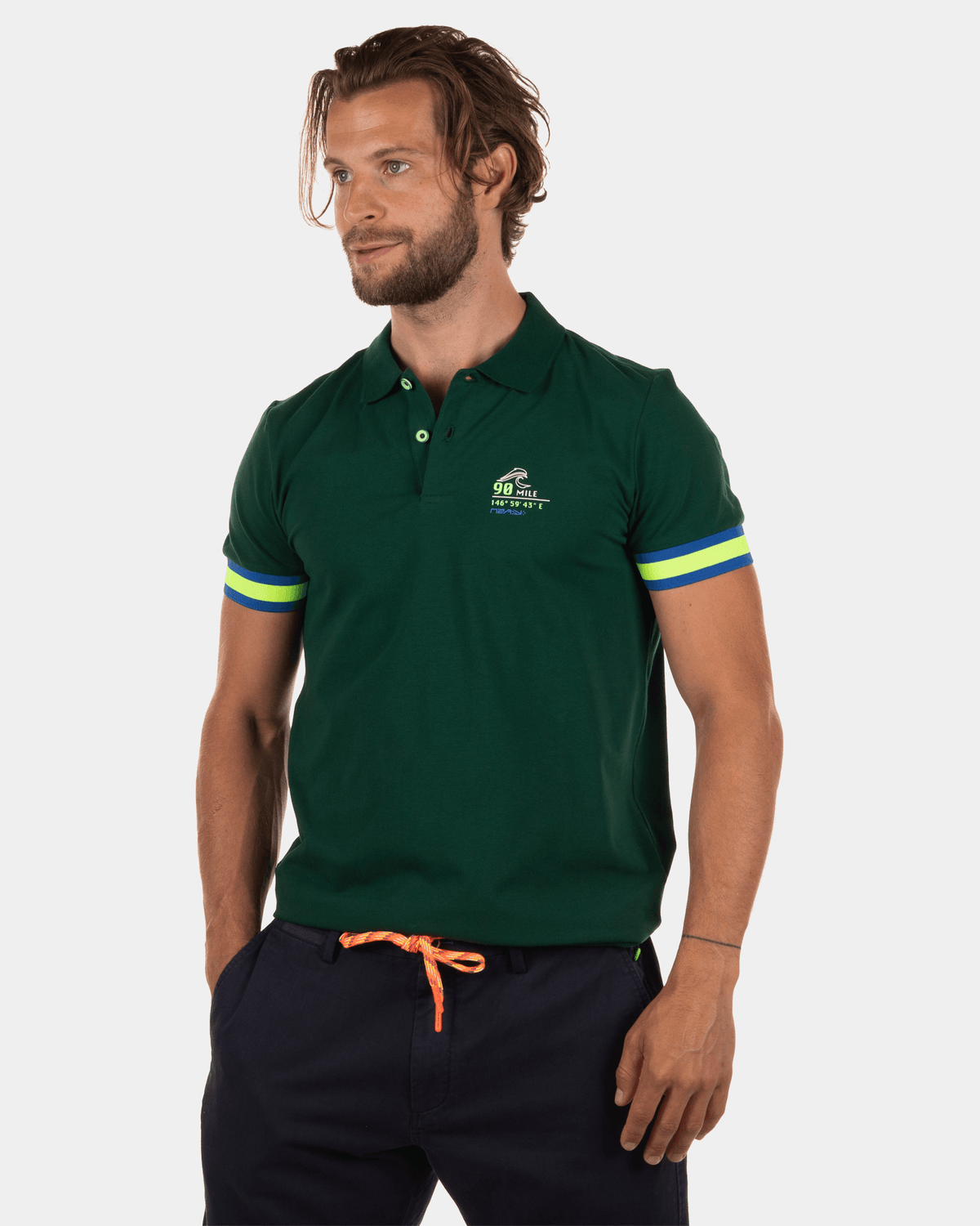 Polo sportif Coleridge - Lead Green