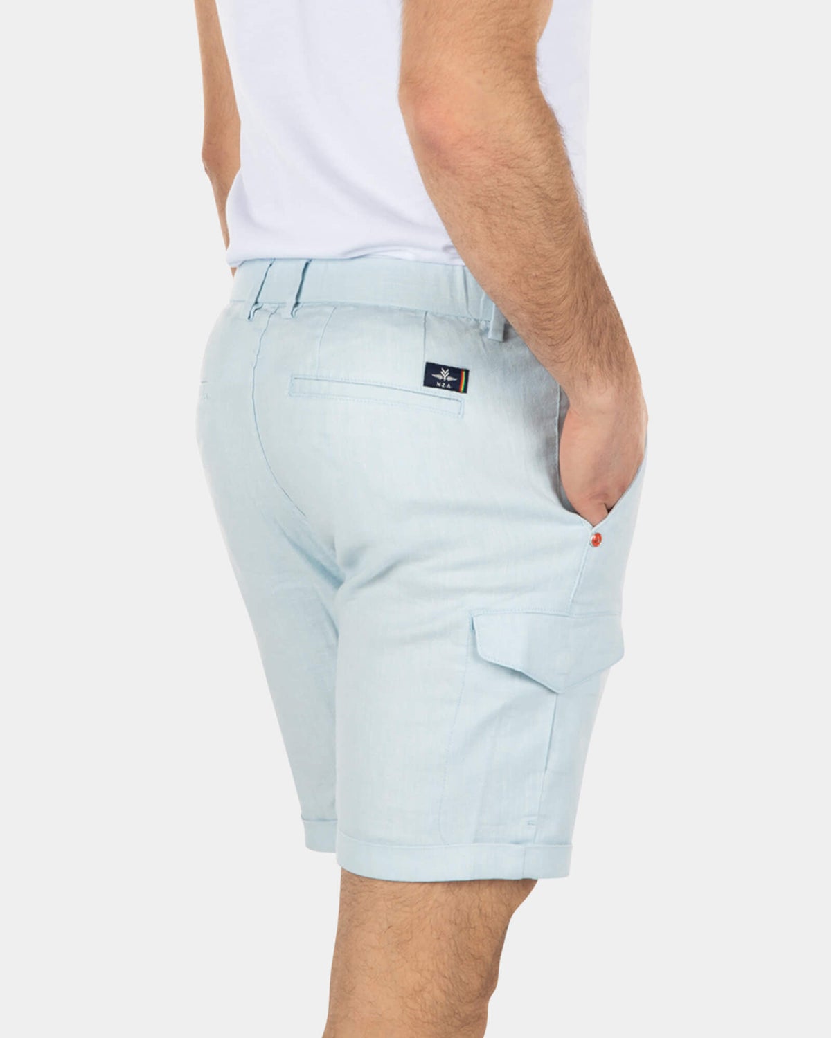 Cargo-Shorts aus Baumwolle - Bright Sky