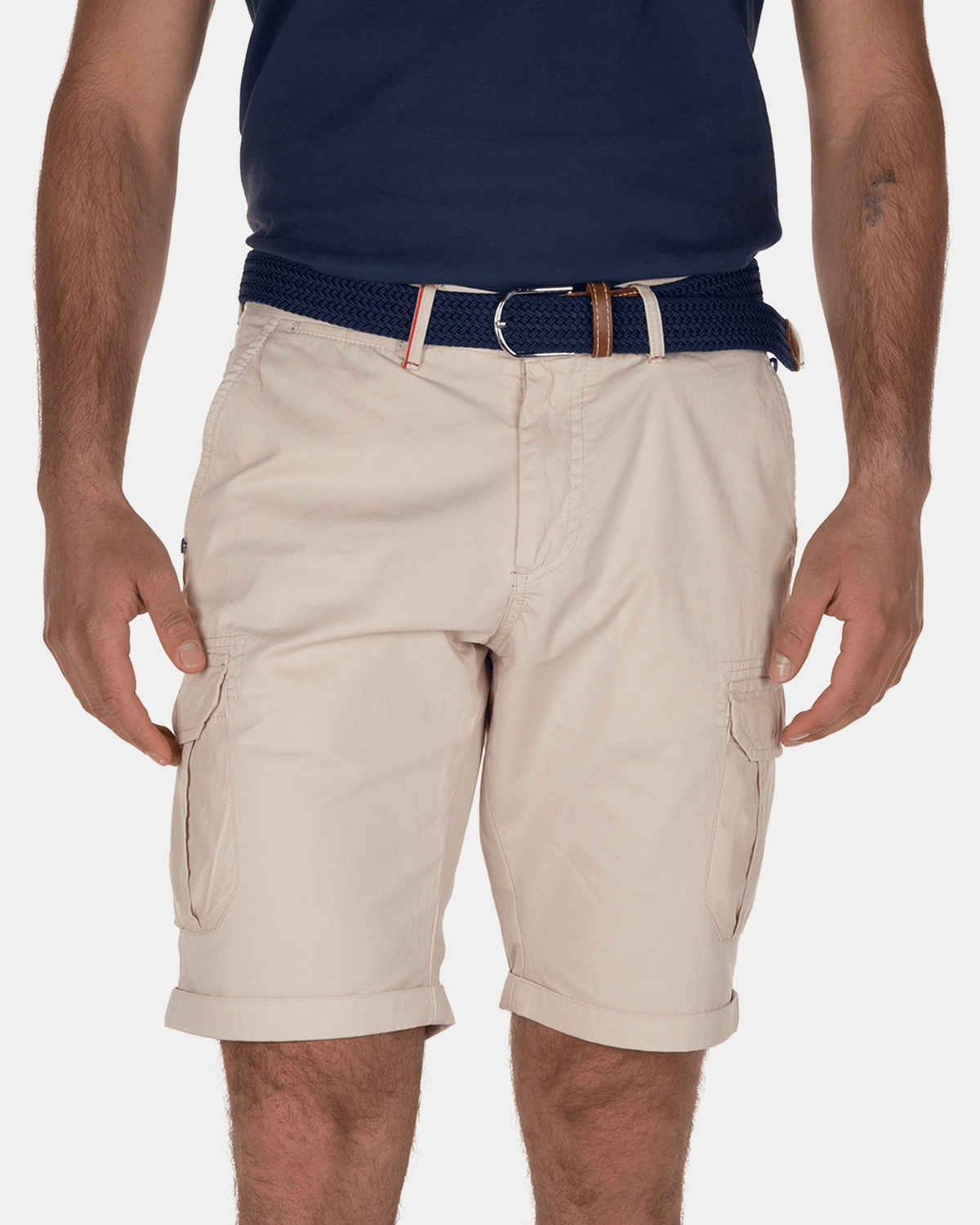 Short cargo Larry Bay - Light Stone