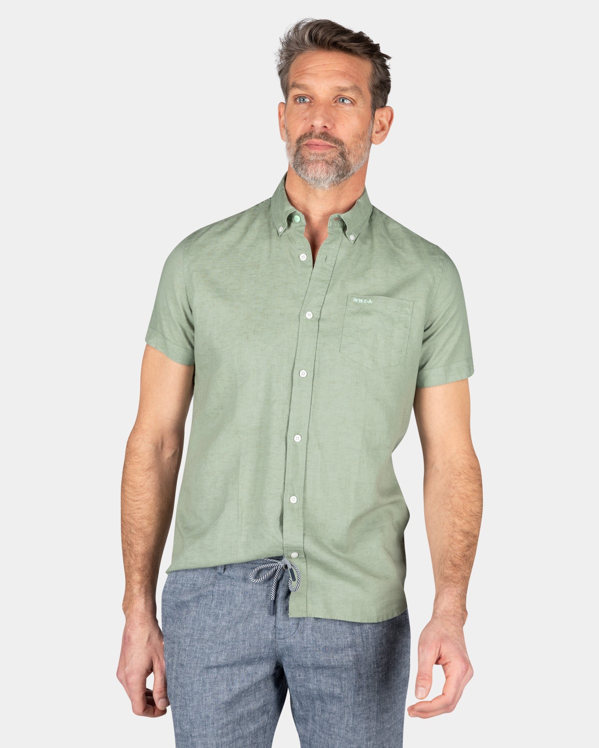 Chemise unie manches courtes - Mellow Army