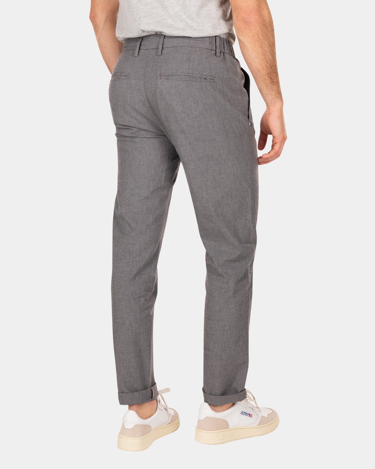 Pantalón chino de algodón gris - Light Grey