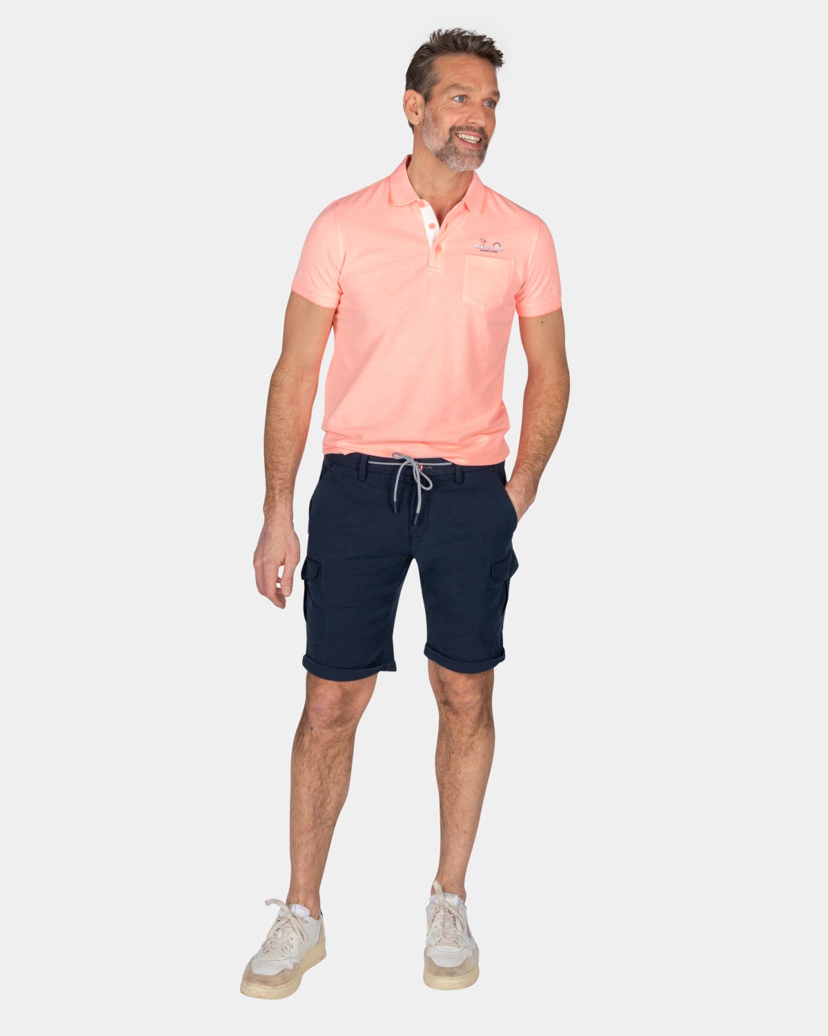 Polo en coton léger - Fury Pink