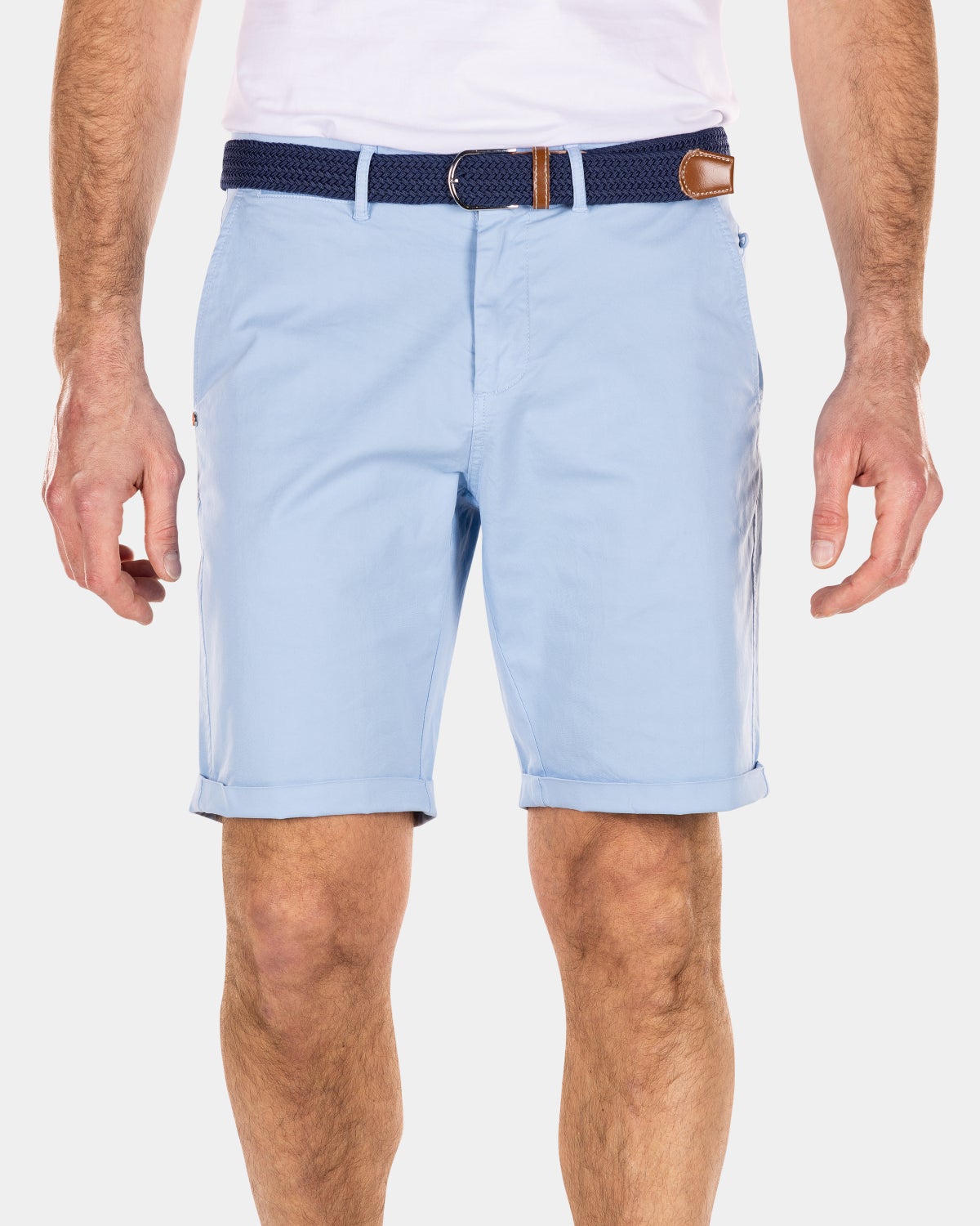 Katoenen chino shorts - Universal Blue