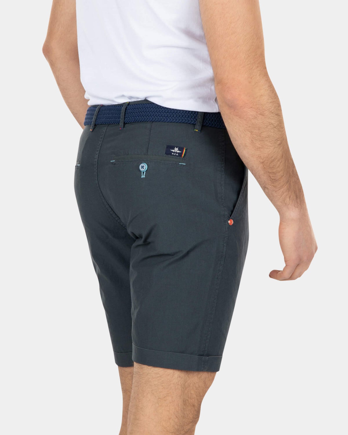 Shorts chinos de algodón - Green Grey