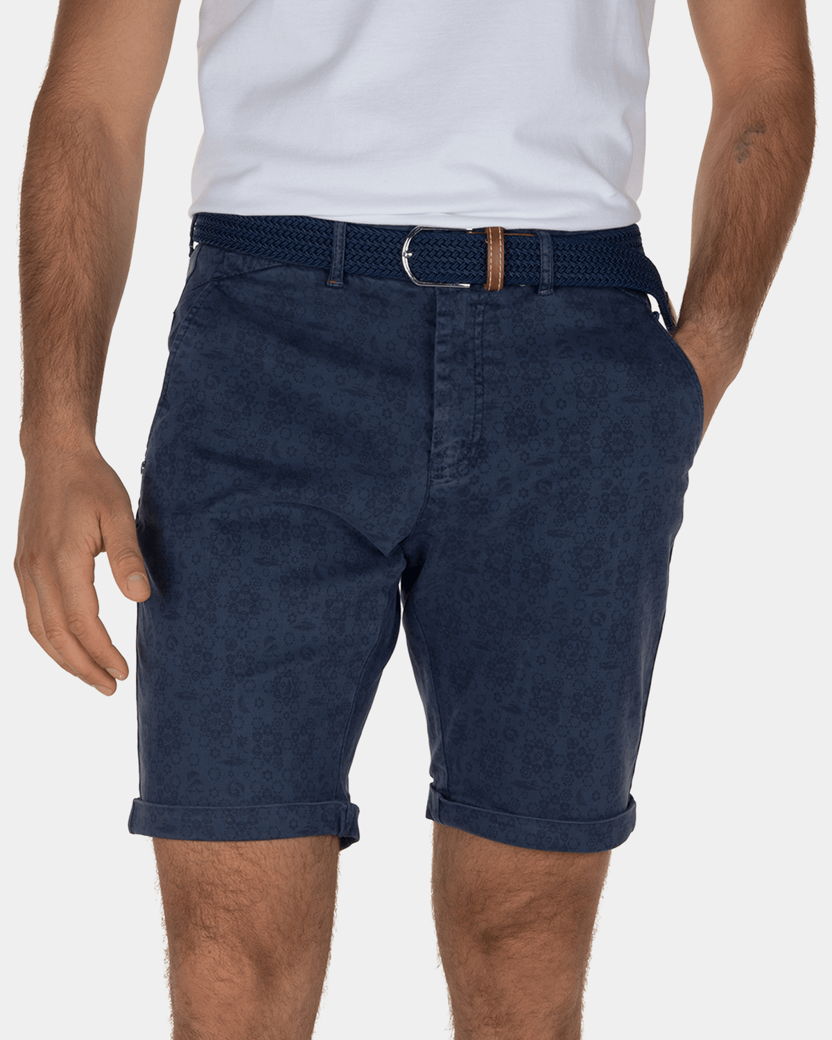 Pantalón corto con estampado Pimmerton - Urban Navy