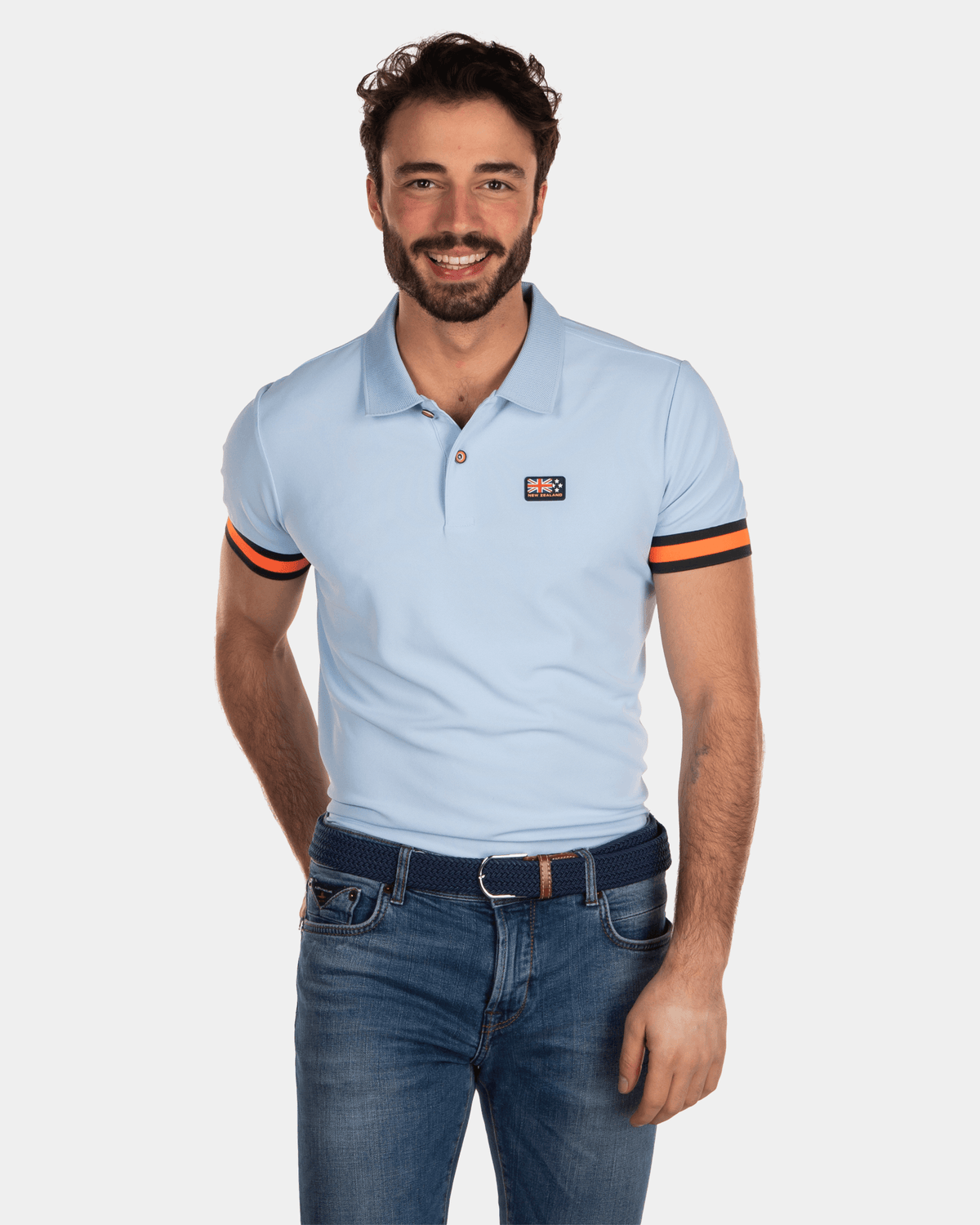 Polo en polyester recyclé - Bright Sky