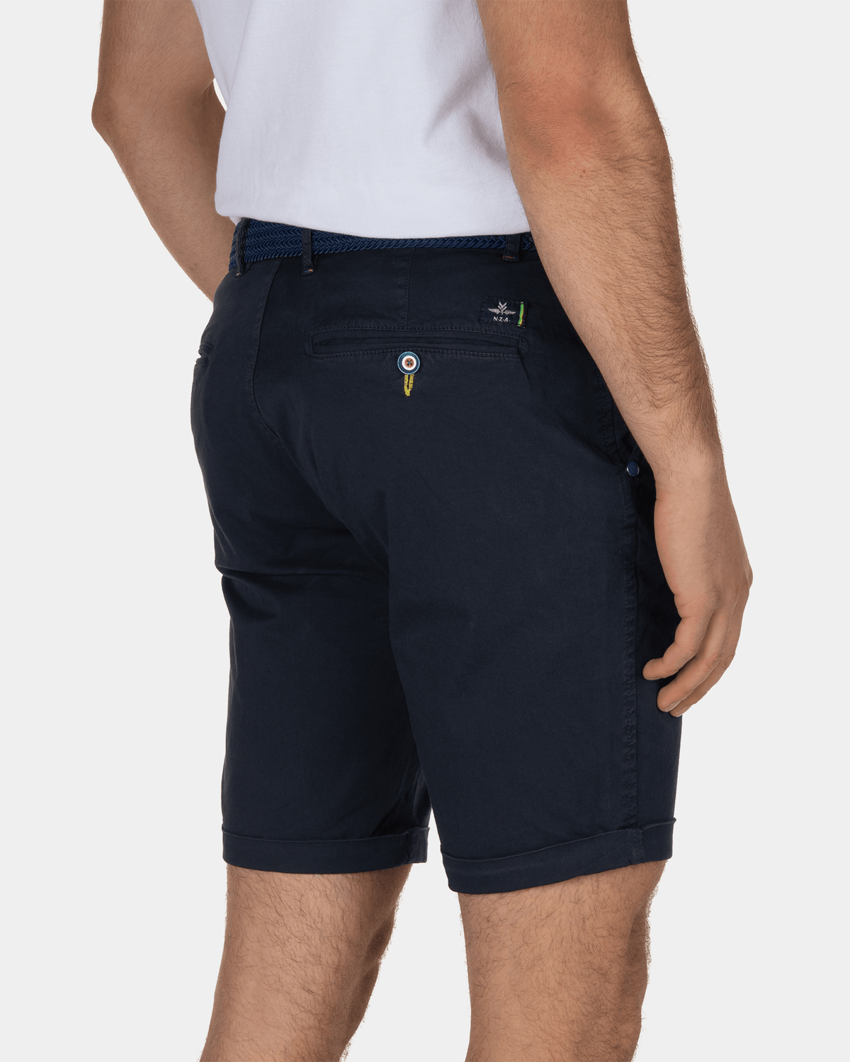 Kurze Stretch-Chinos von Whale Bay - Urban Navy