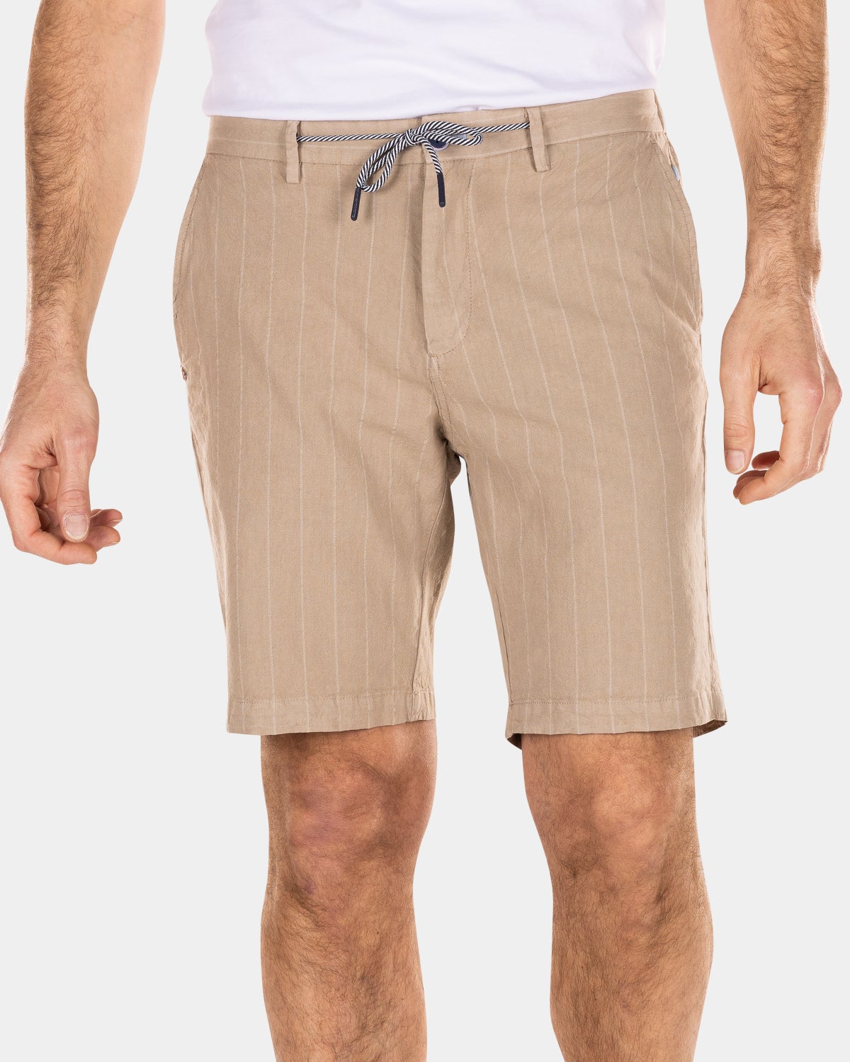 Linnen korte chino  - Shimmering Sand