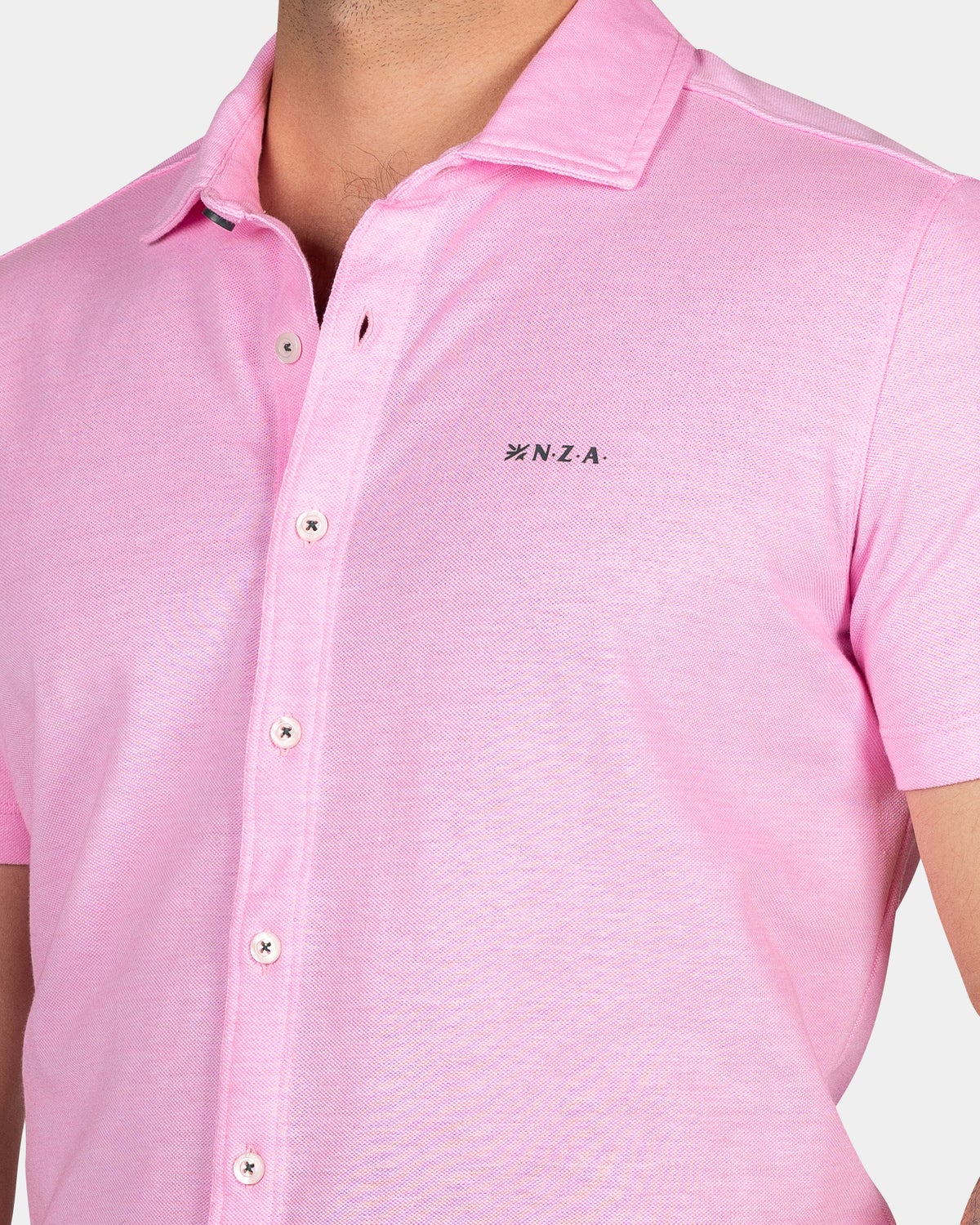 Chemise unie verte ou rose - Bright Pink