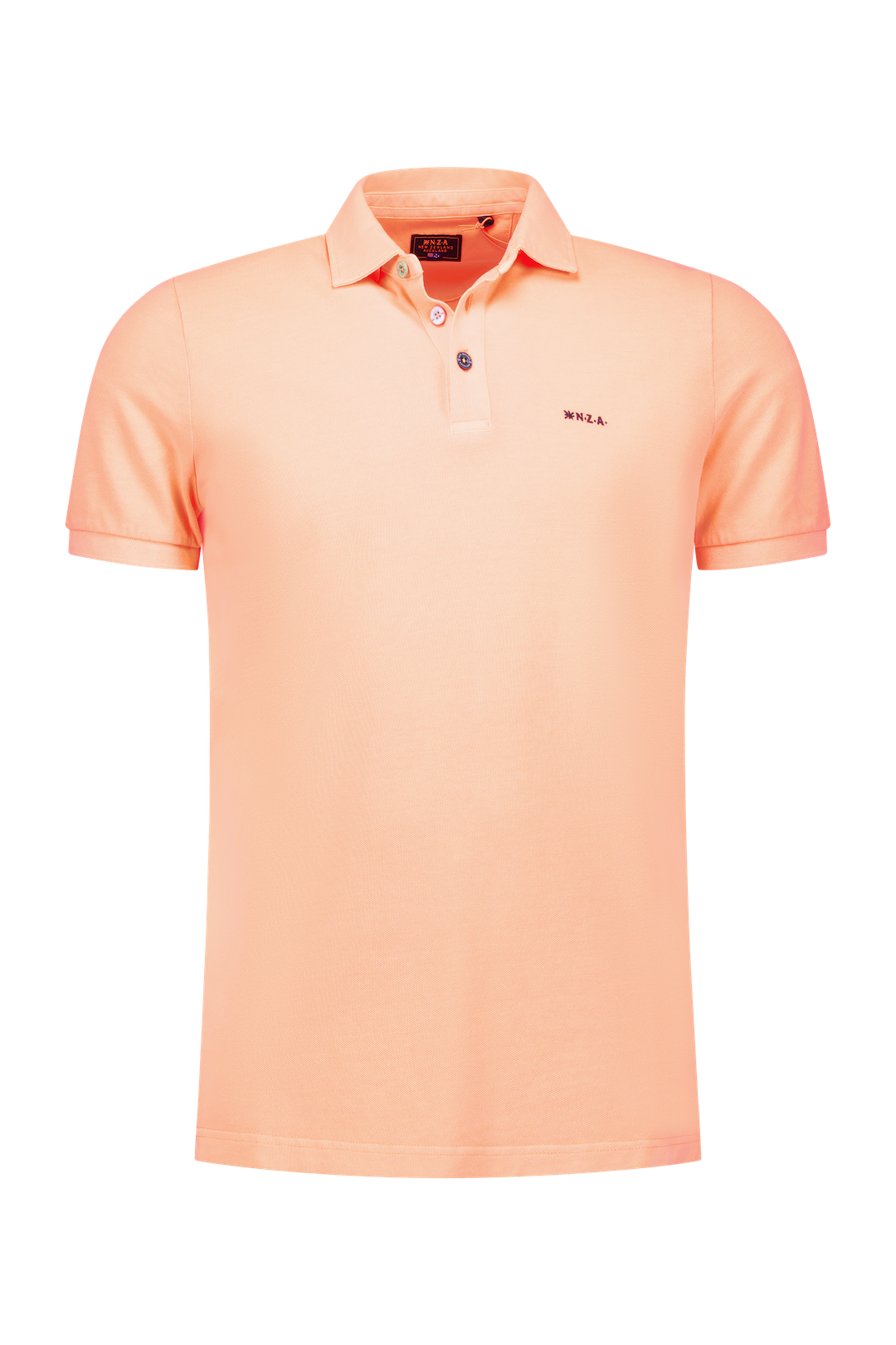Schlichtes Poloshirt aus Baumwolle - Fresh Orange