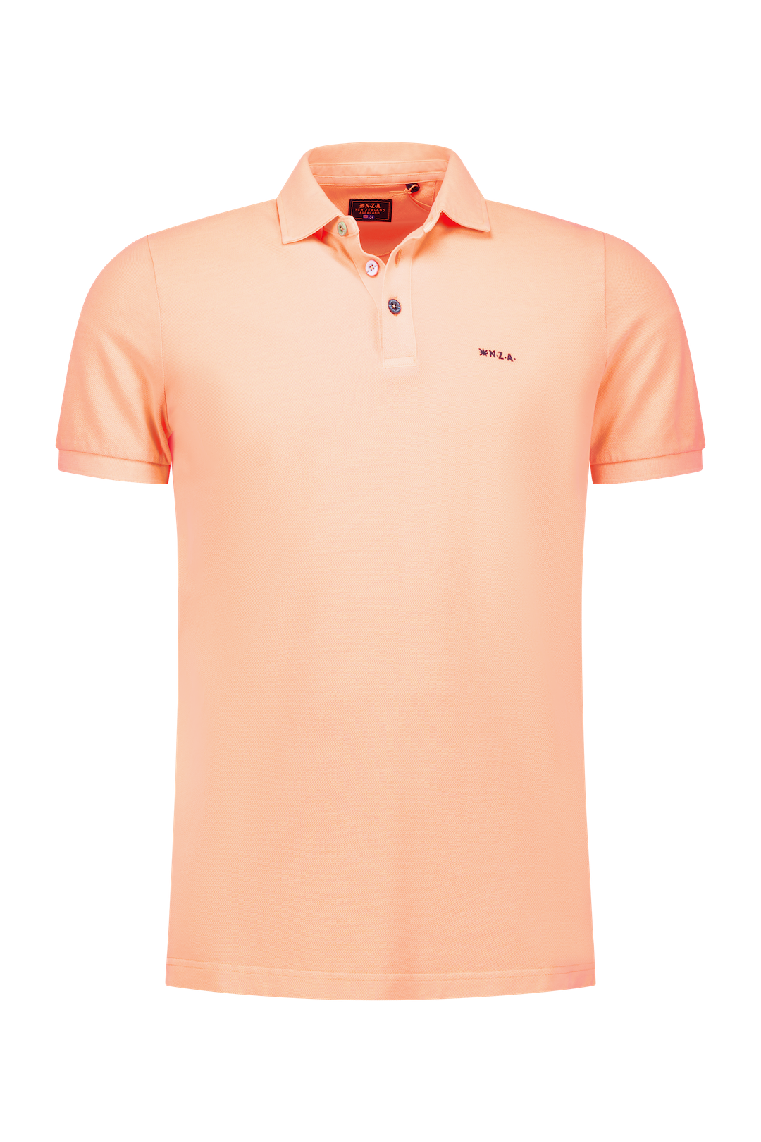 Katoenen effen polo  - Fresh Orange