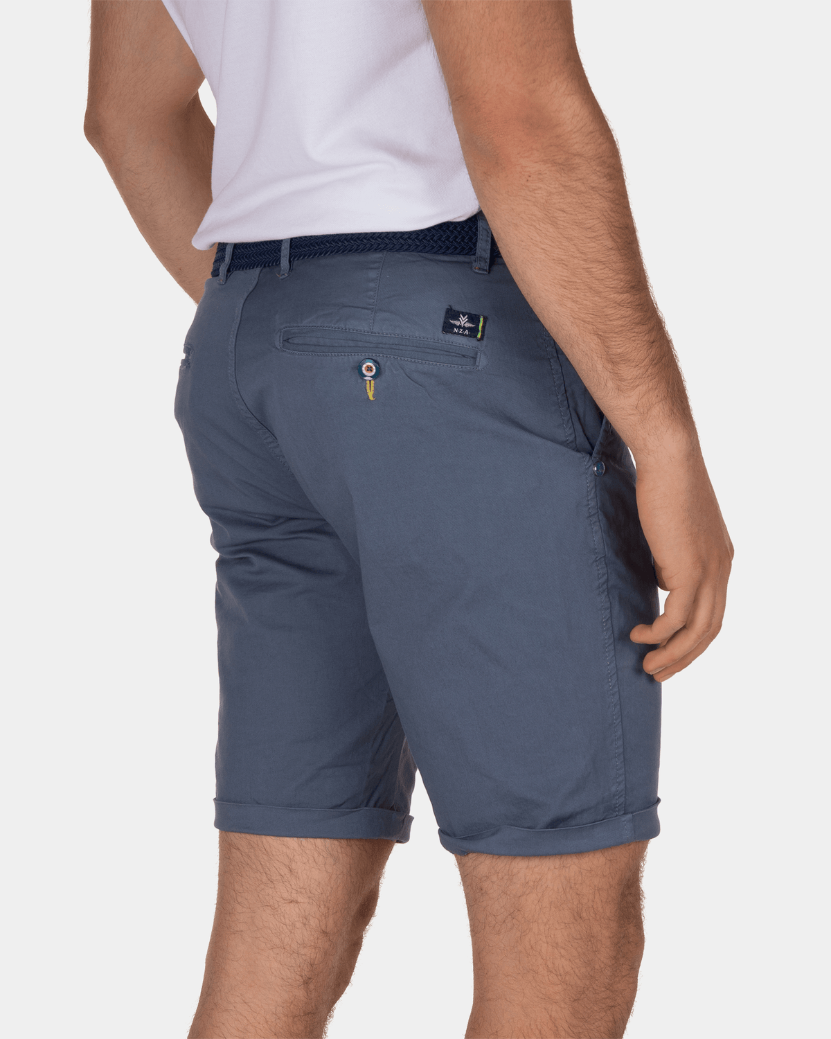 Stretch chino shorts Whale Bay - Arkron Blue