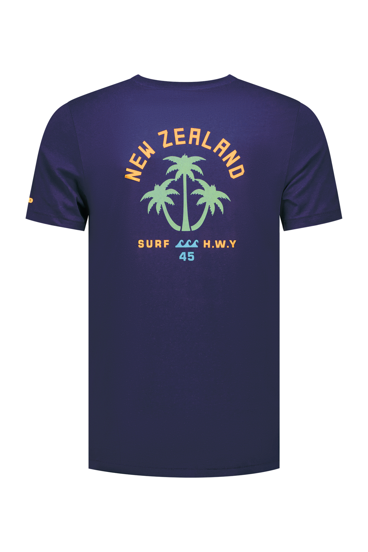 T-shirt met grote print op de rug - Ocean Navy