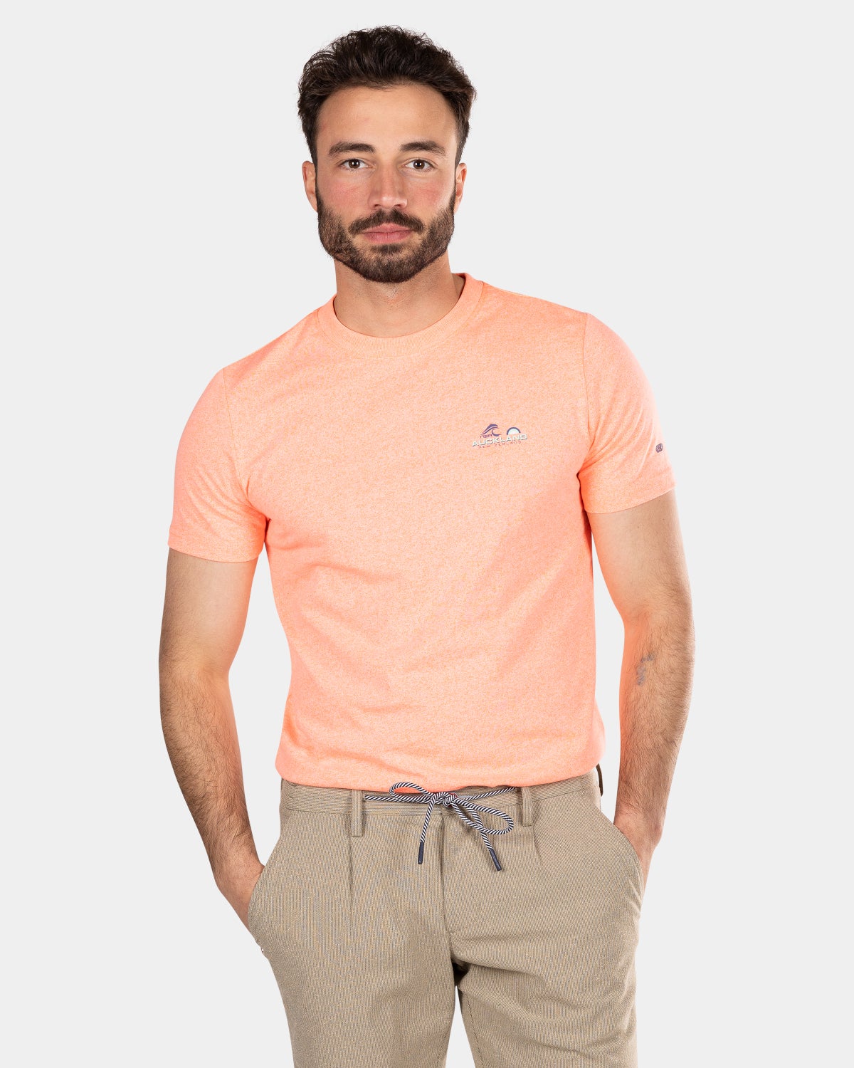 Plain cotton t-shirt - Fury Pink