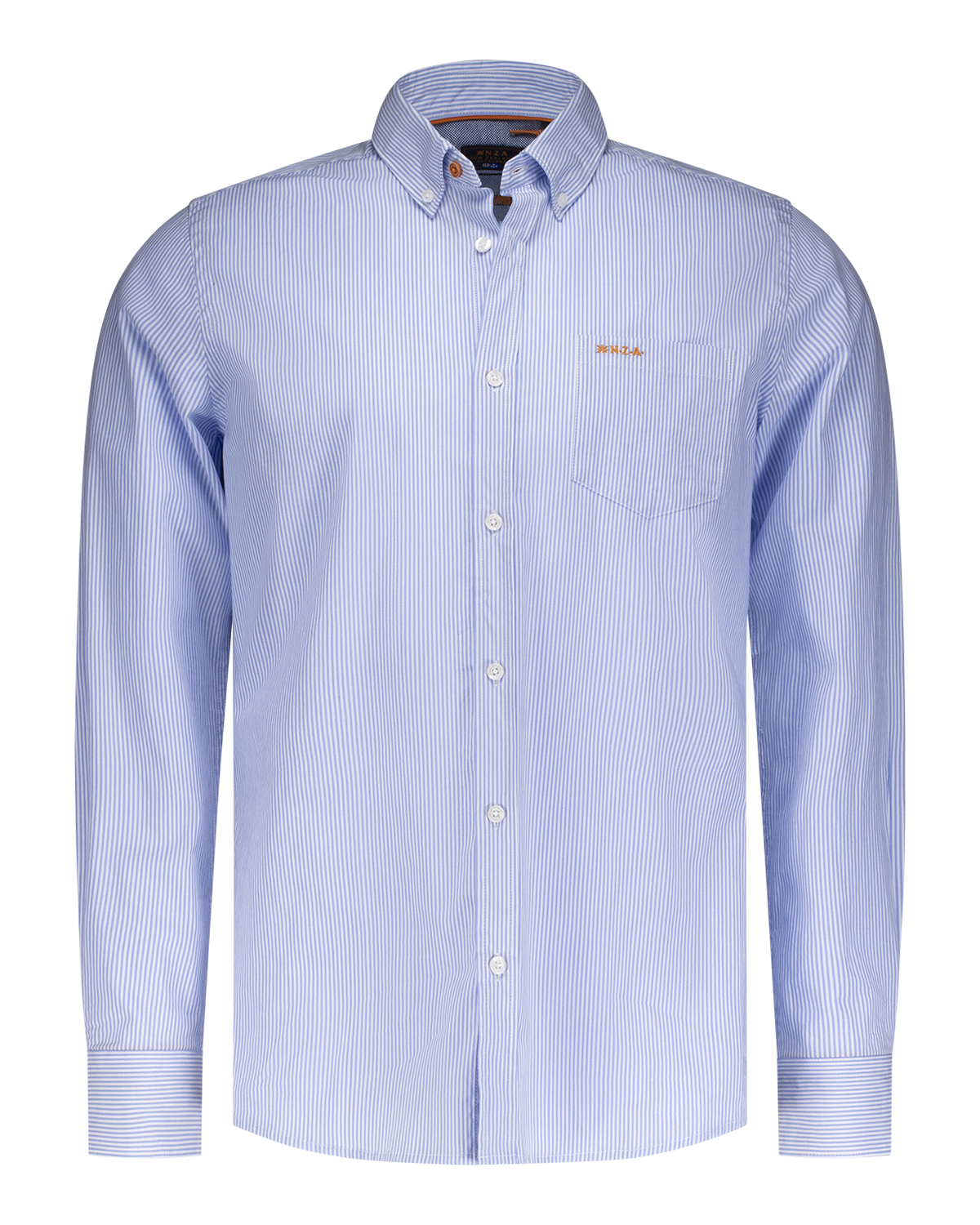 Chemise en coton à fines rayures - Light Blue