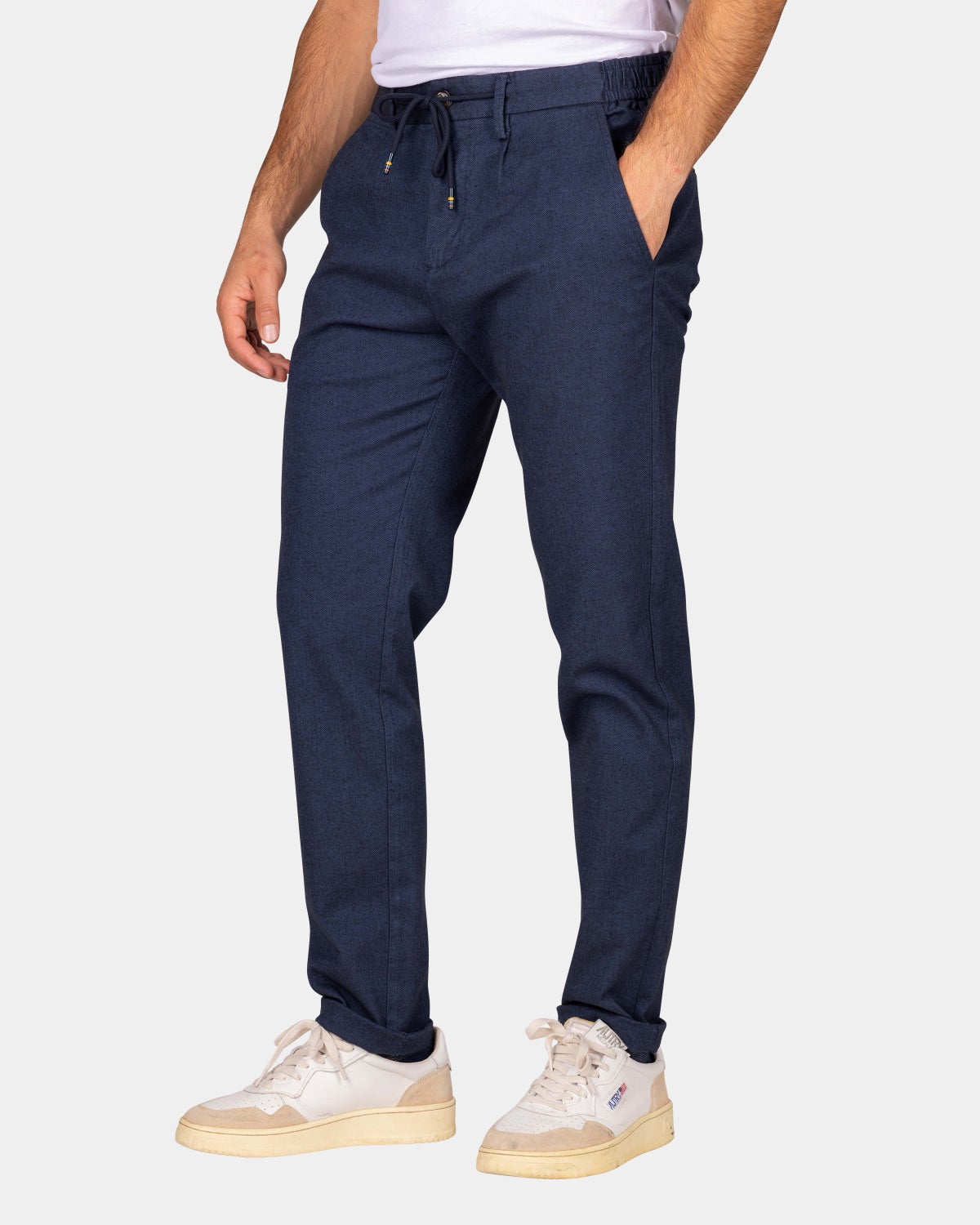 Donkerblauwe wol look broek - Autumn Navy