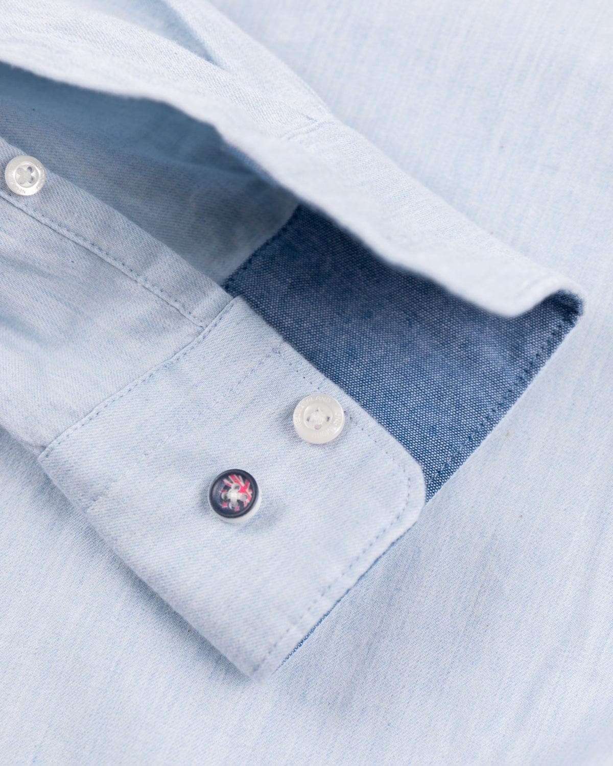 Light blue solid coloured shirt - Phantom Blue