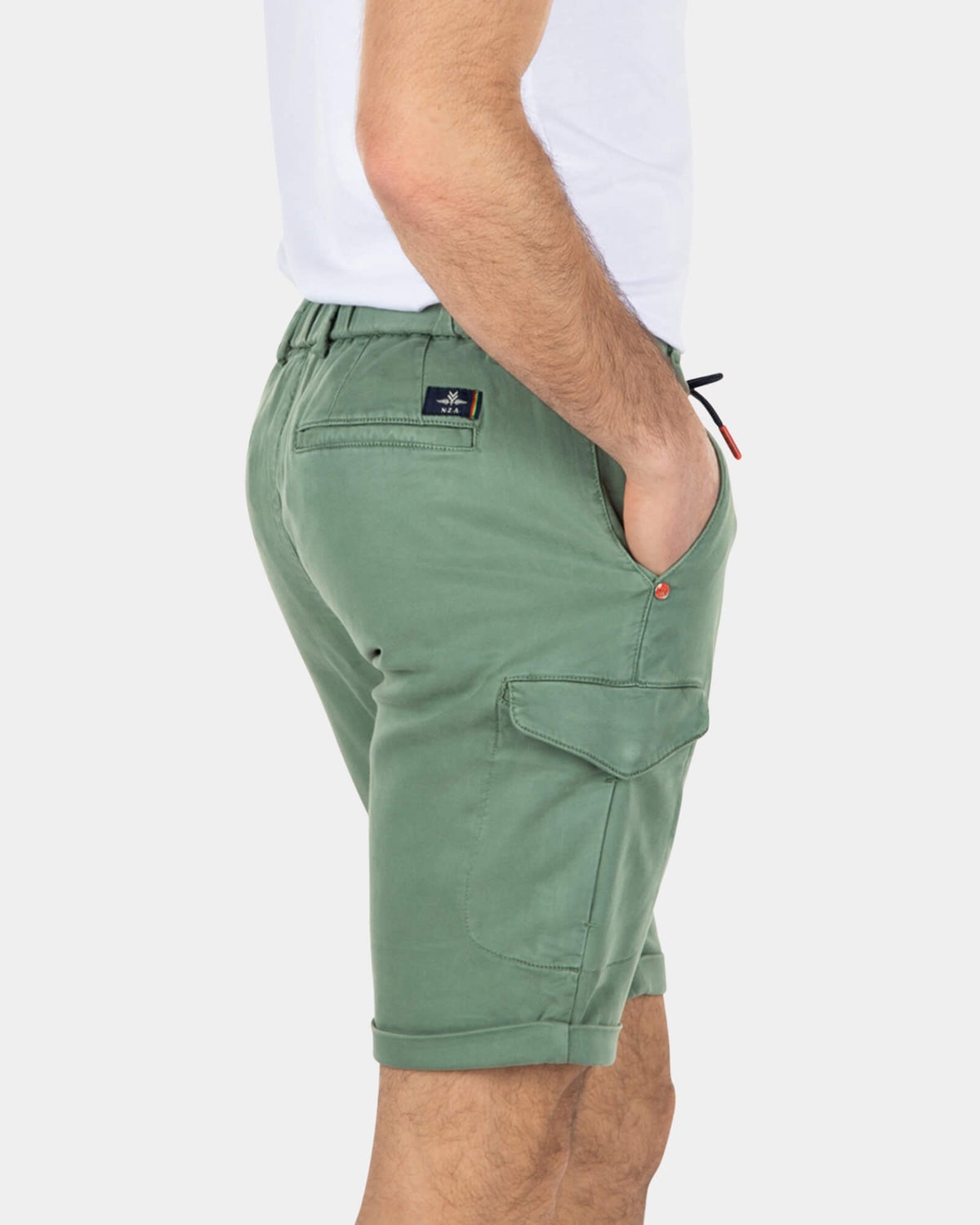 Cargo-Shorts aus Lyocell-Baumwolle - Active Army