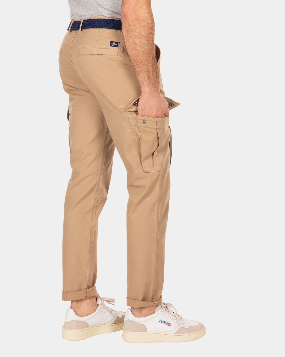 Pantalon cargo en coton - Shimmering Sand