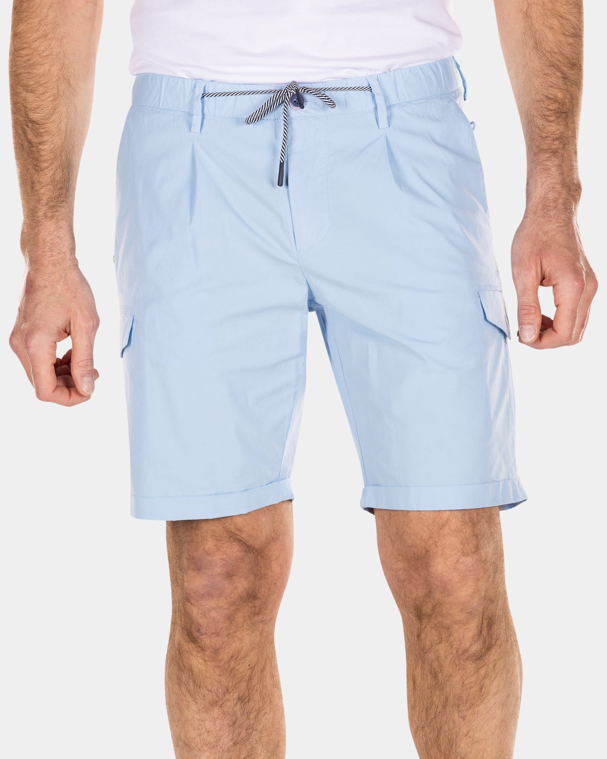 Pantalon cargo court - Universal Blue