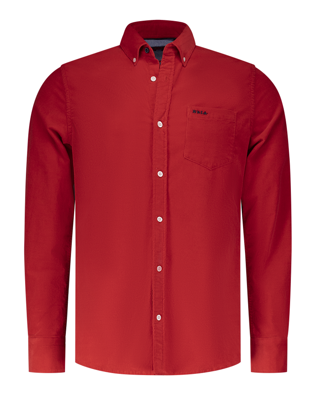 Rotes Stretch-Baumwollhemd - Reef Red