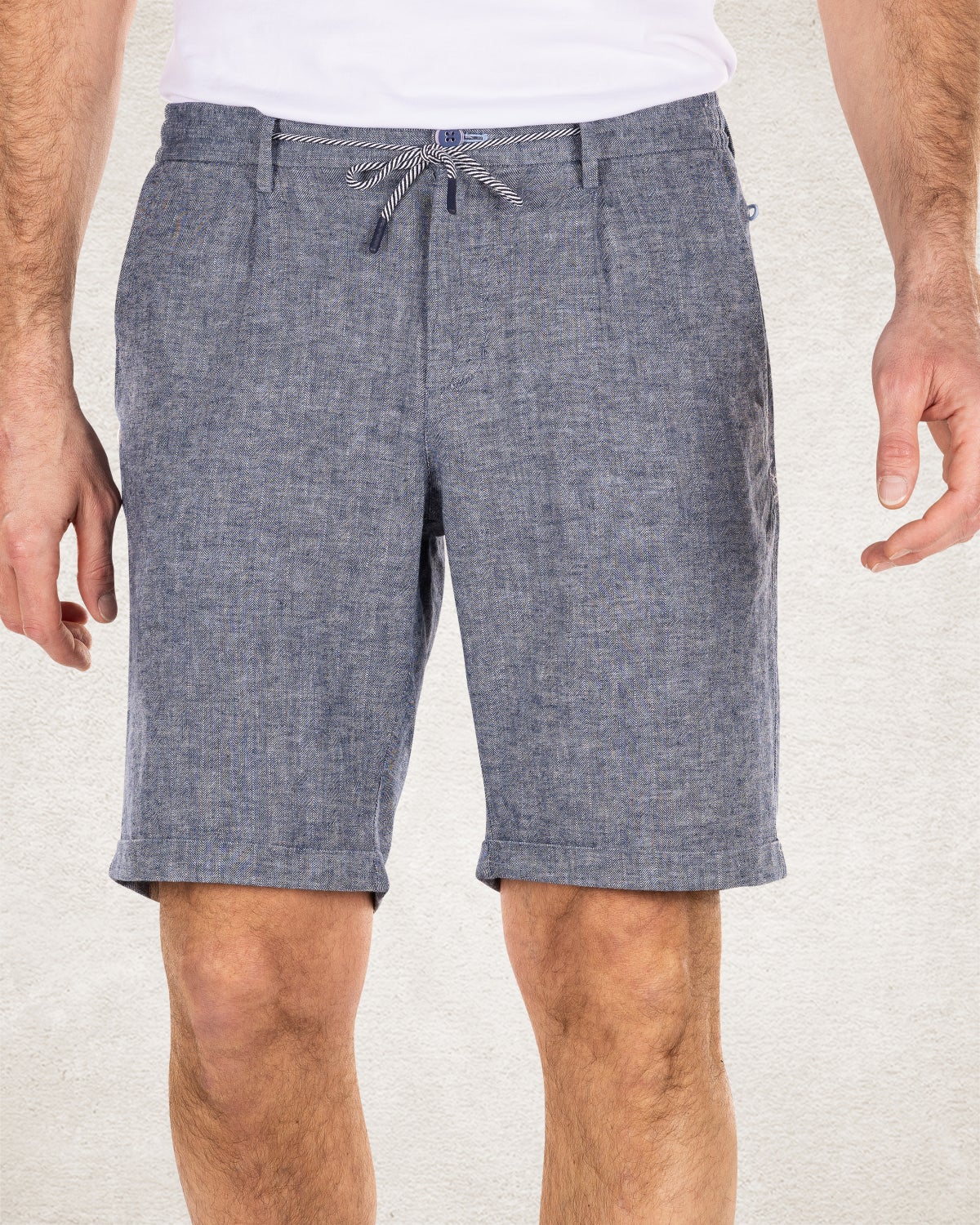 Short en lin - Dusk Navy