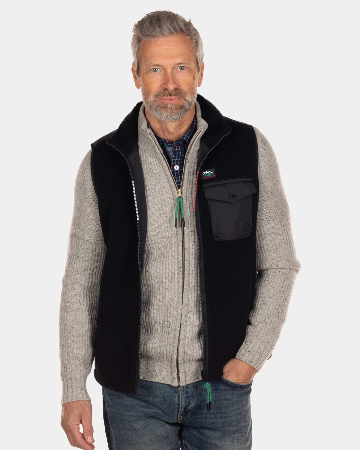 Gilet éponge Greytown - Steady Navy