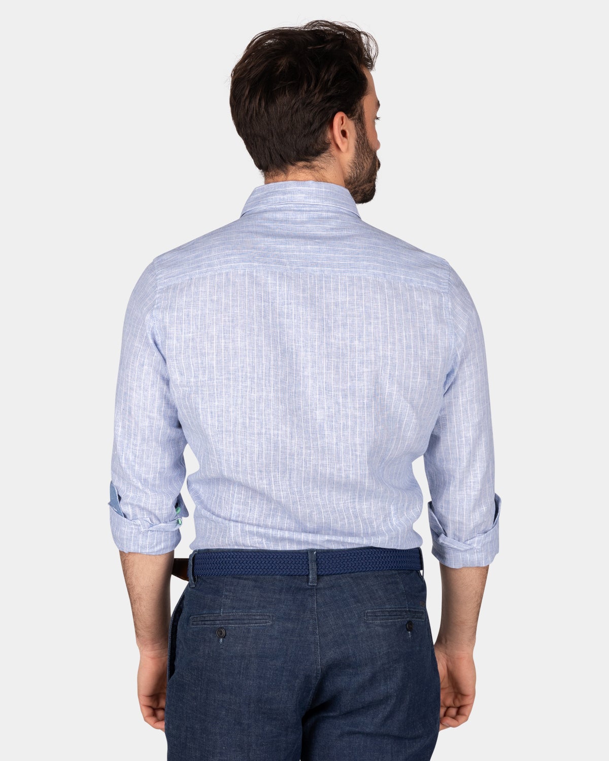 Chemise en lin bleu clair - Dusk Navy