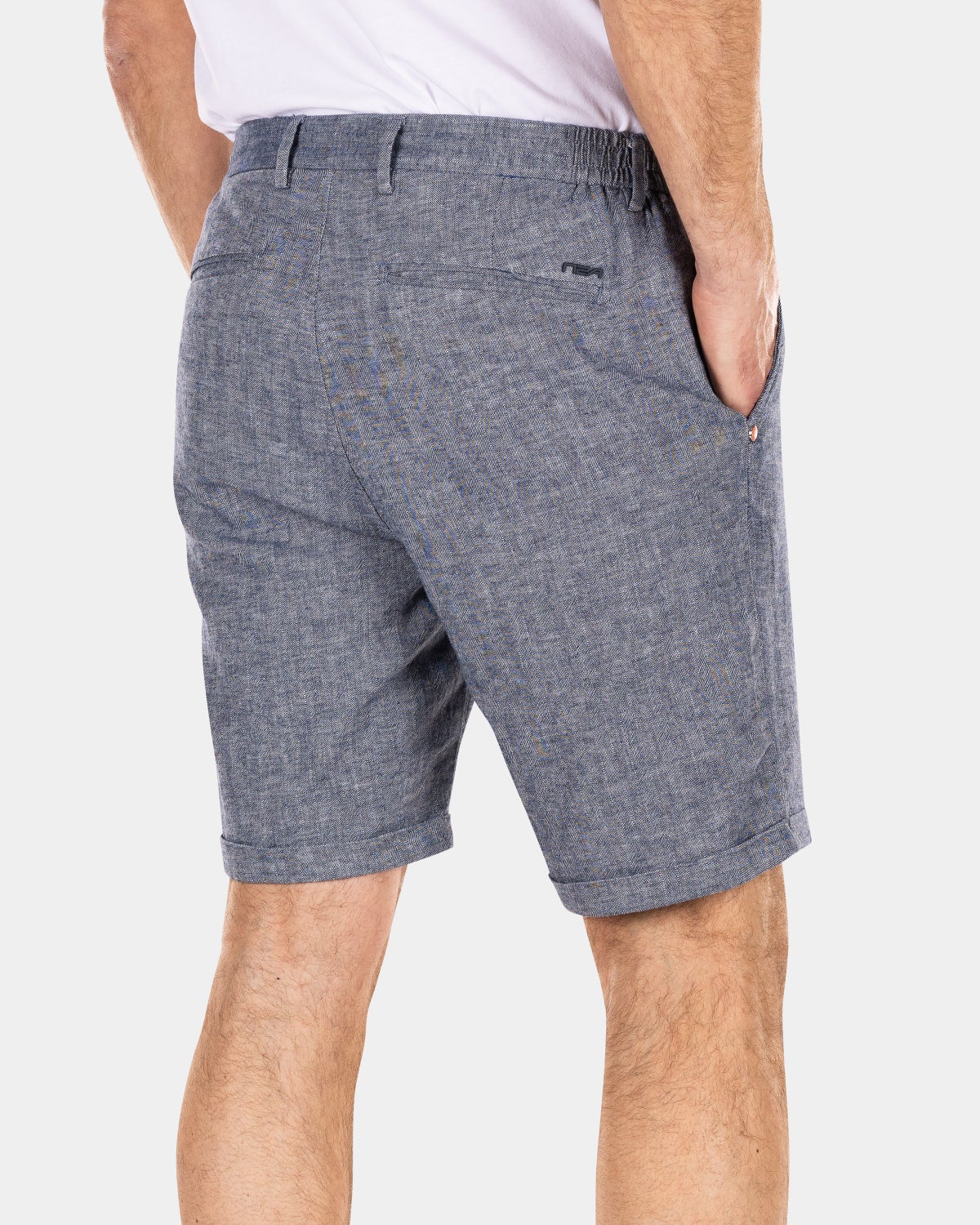 Short en lin - Dusk Navy