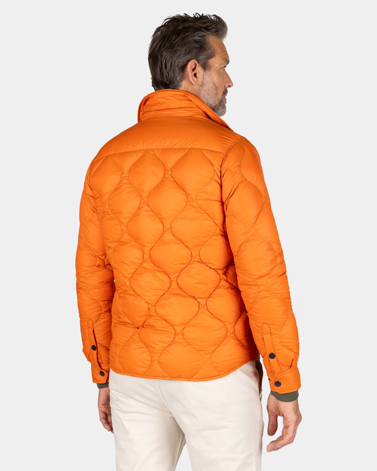 Orange short jacket - Almond Orange