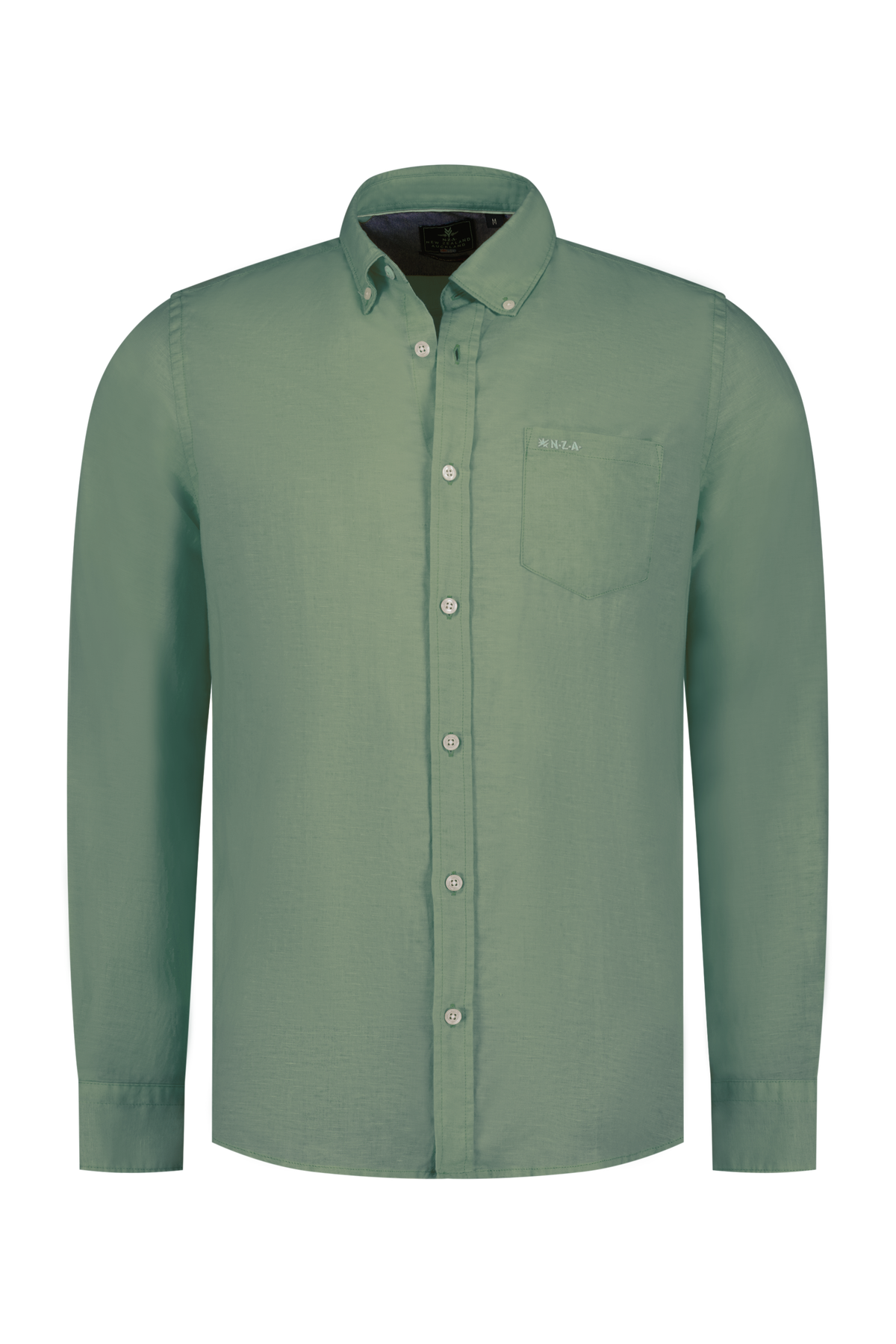Plain linen shirt in many colors - Mellow Army