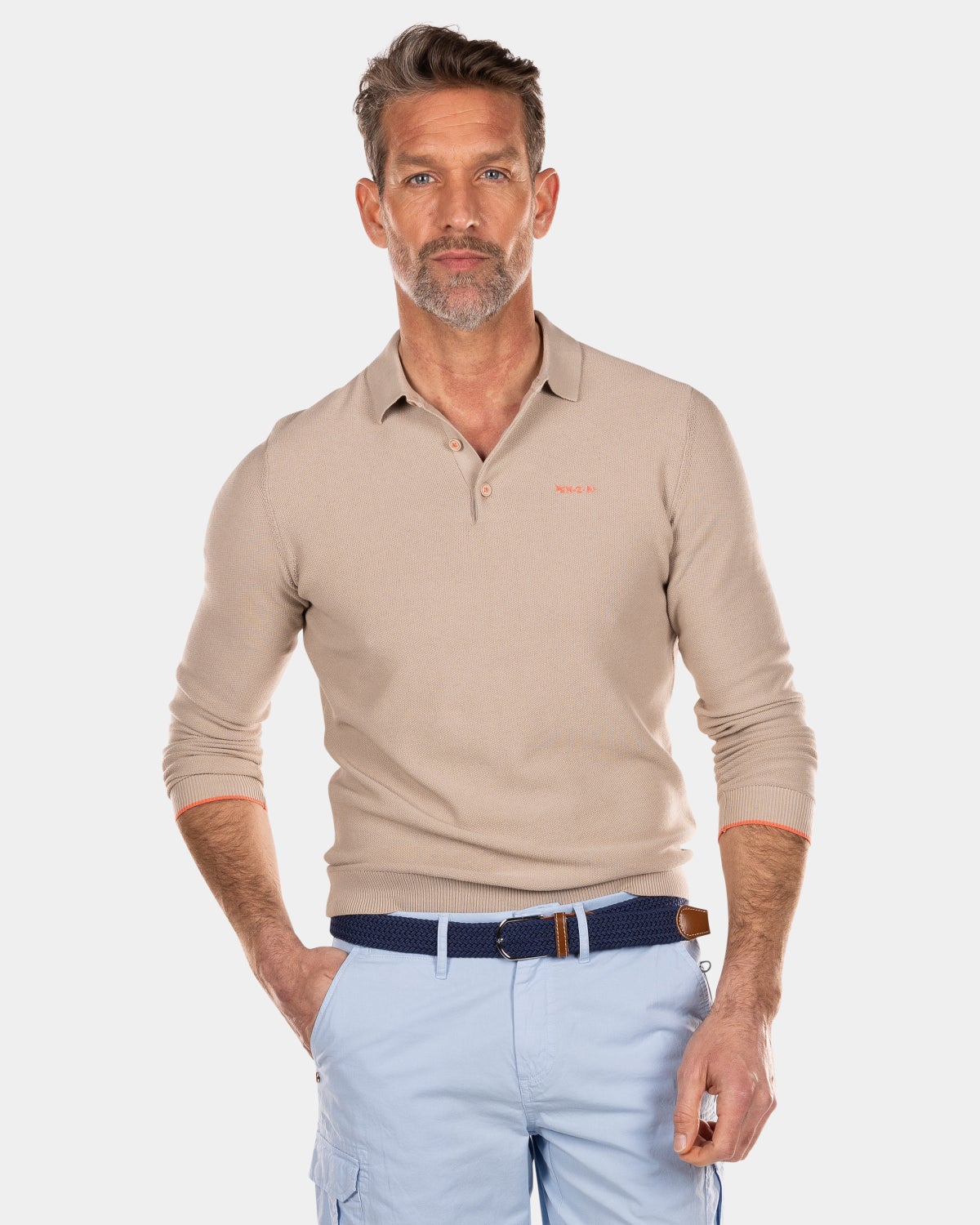 Chemise de rugby tricotée - Shimmering Sand