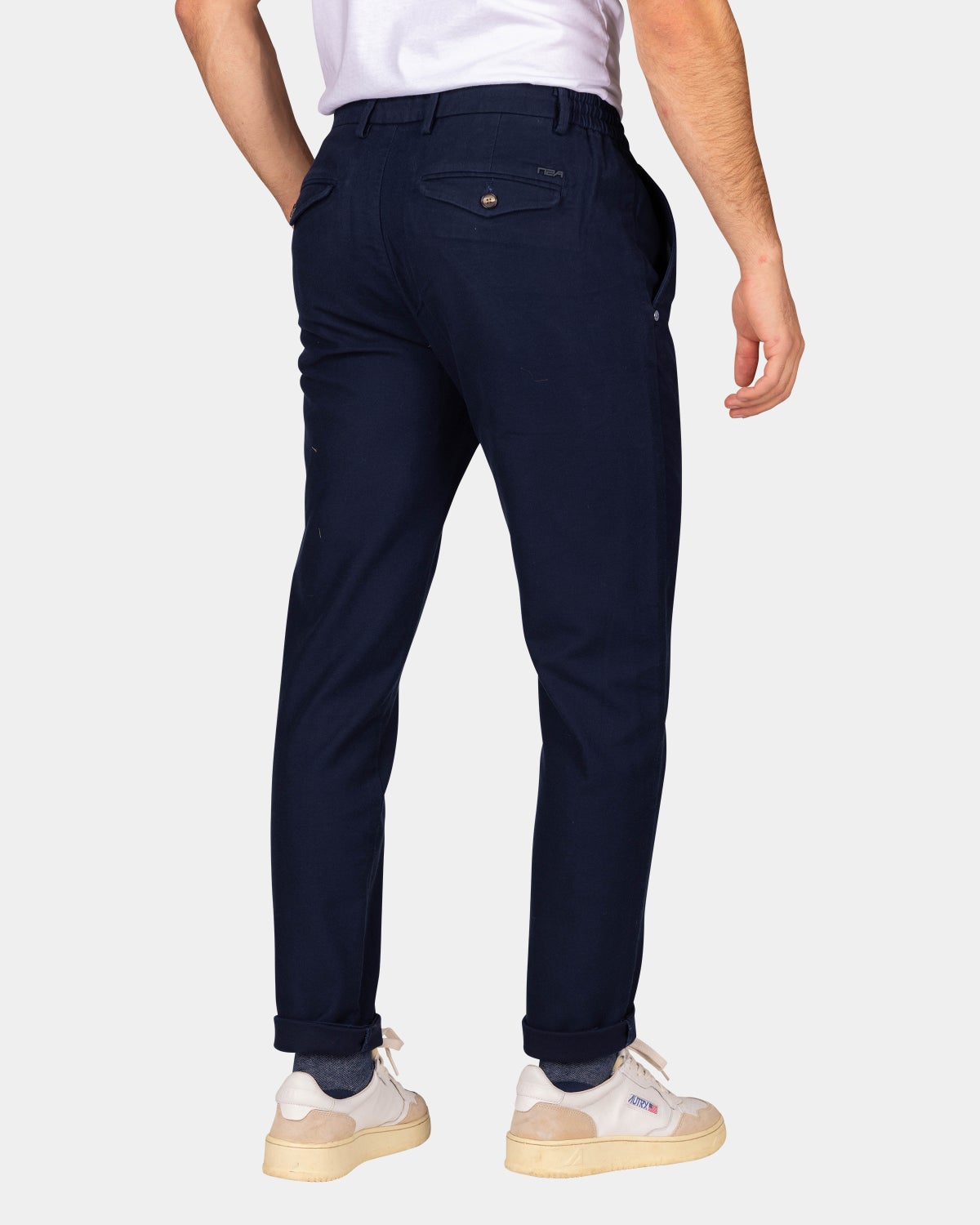 Cotton navy chino - Autumn Navy