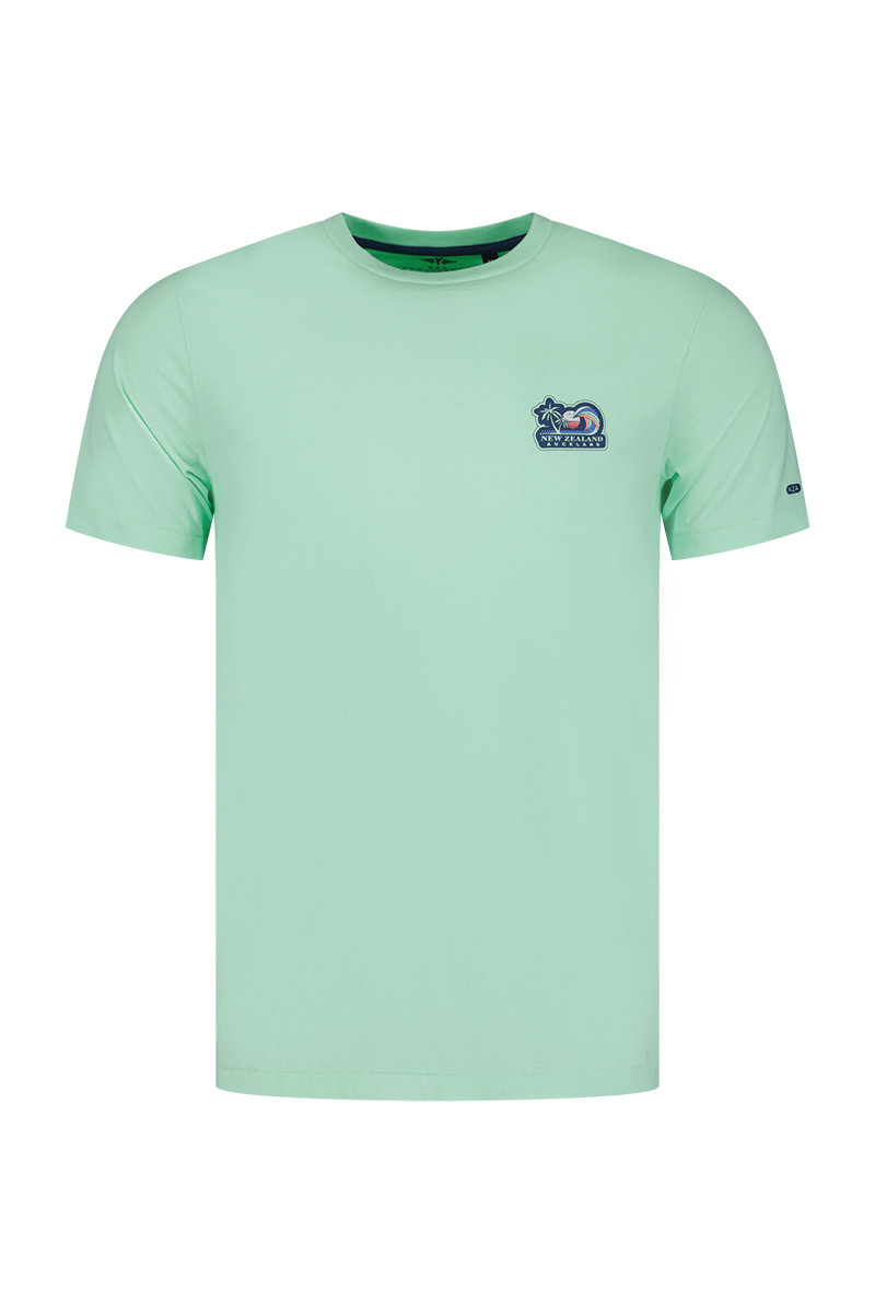 T-shirt met ronde hals - Teal Green