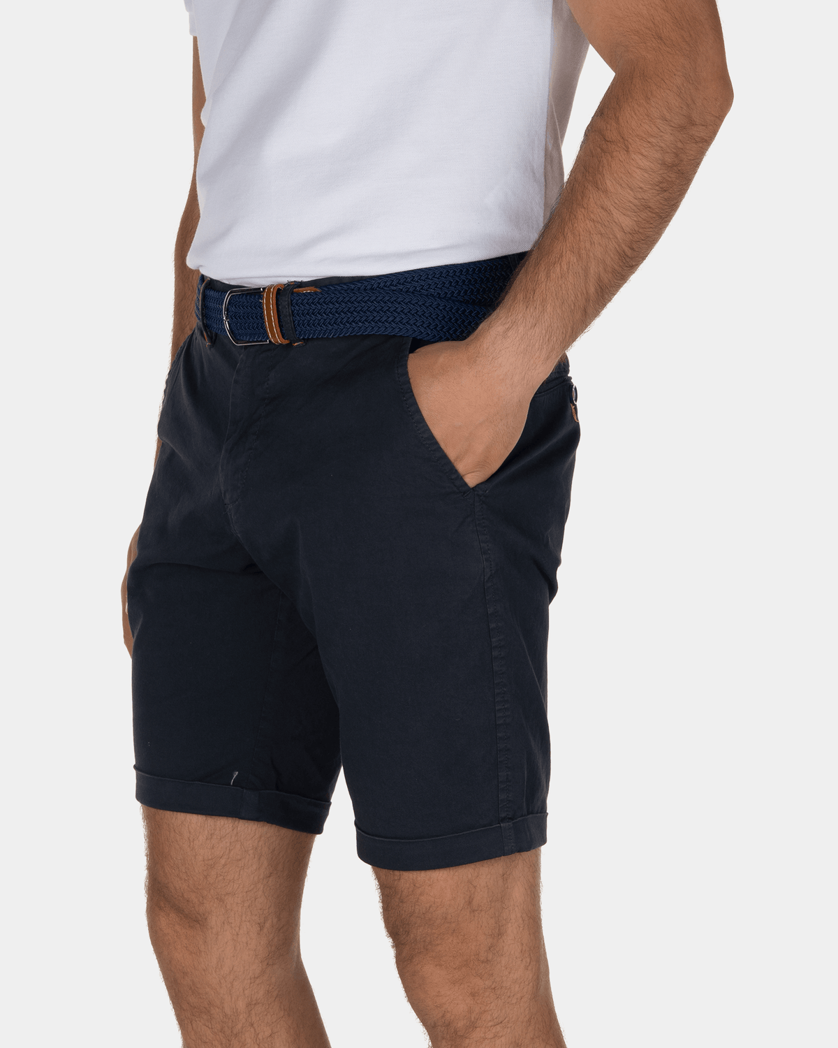 Korte stretch chino Whale Bay - Urban Navy