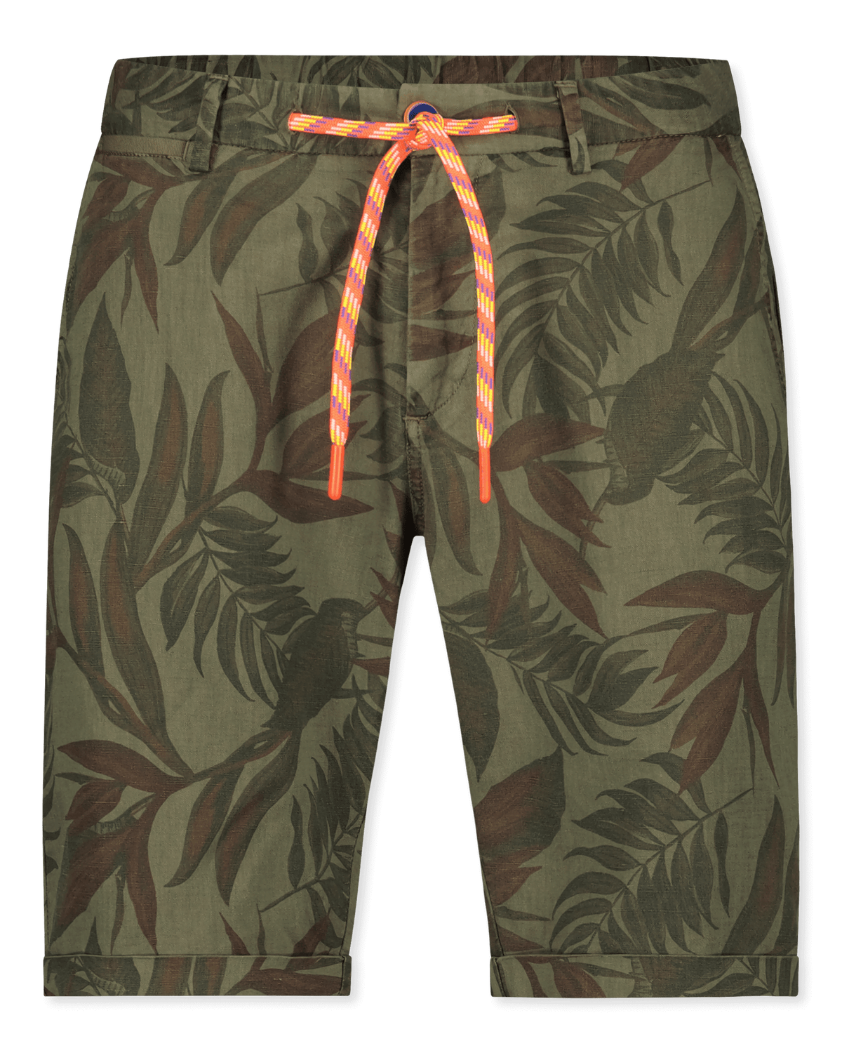 Bedruckte kurze Chinos Arlo - Army