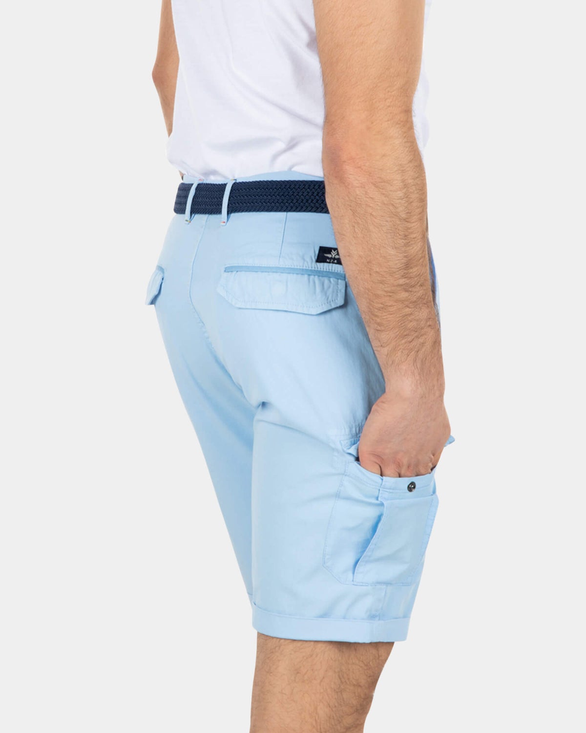 Robuste Cargo-Shorts aus Baumwolle - Bright Sky