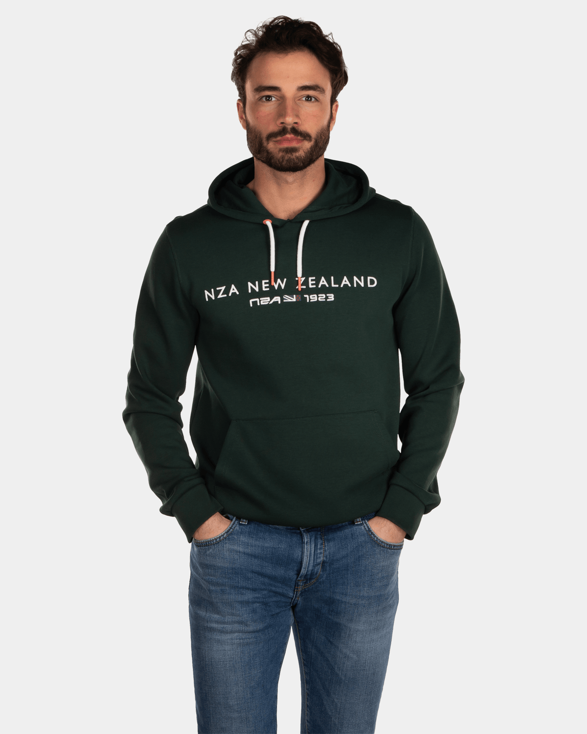 Hoodie mit Logo - Dark Pine