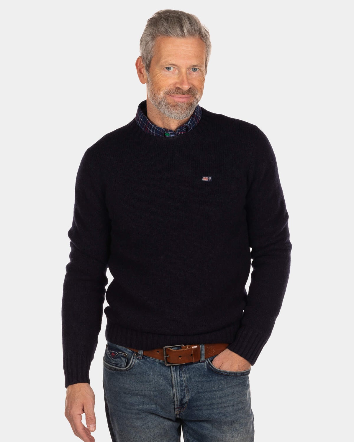 Pullover mit Rundhalsausschnitt Stag - Steady Navy