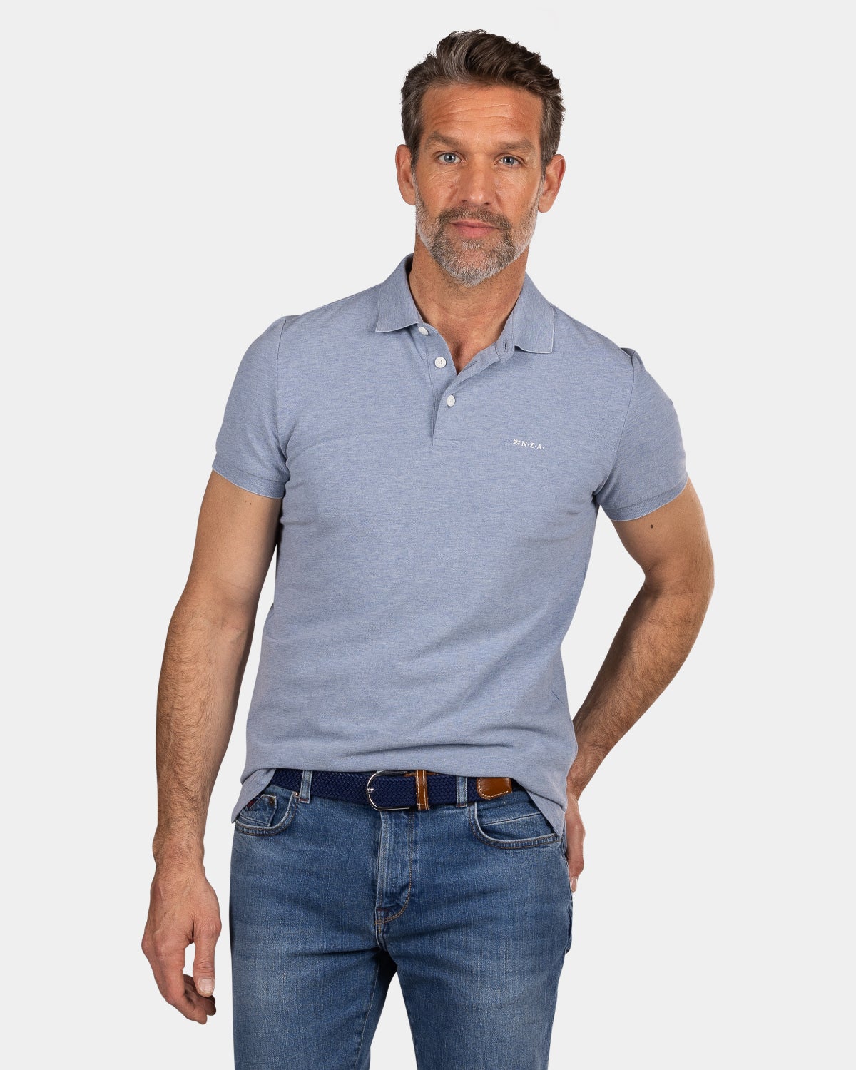 Hellblaues Polo - Phantom Blue