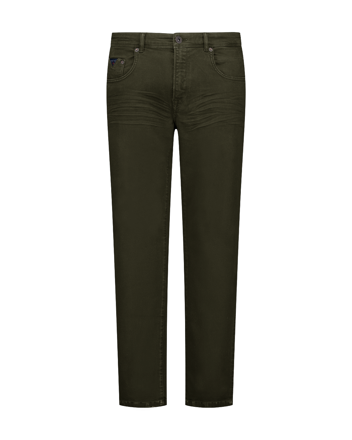 Dunkelgrüne Jeans mit Stretch - Gravel Green