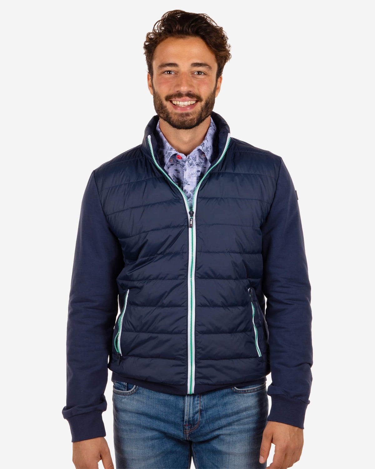 Gewatteerd vest Brown Peak - Reef Navy