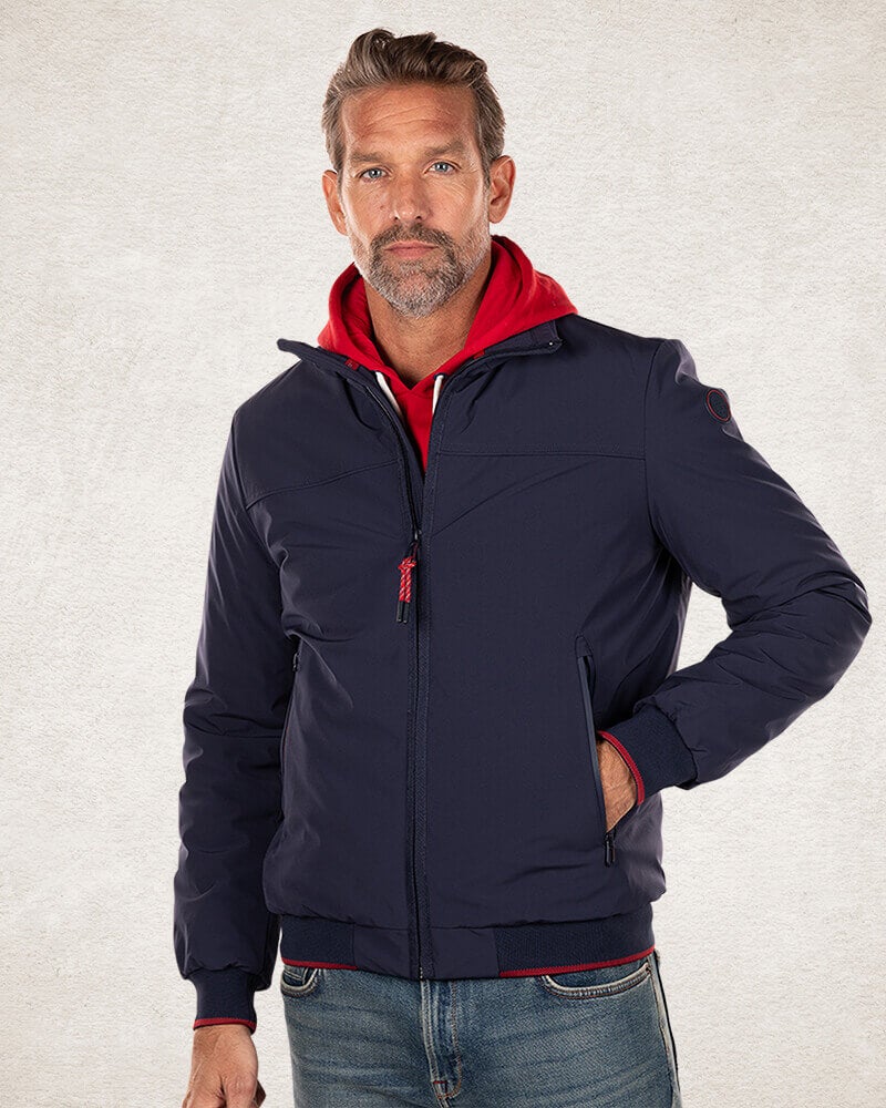 Chaqueta bomber impermeable Azul - Pitch navy