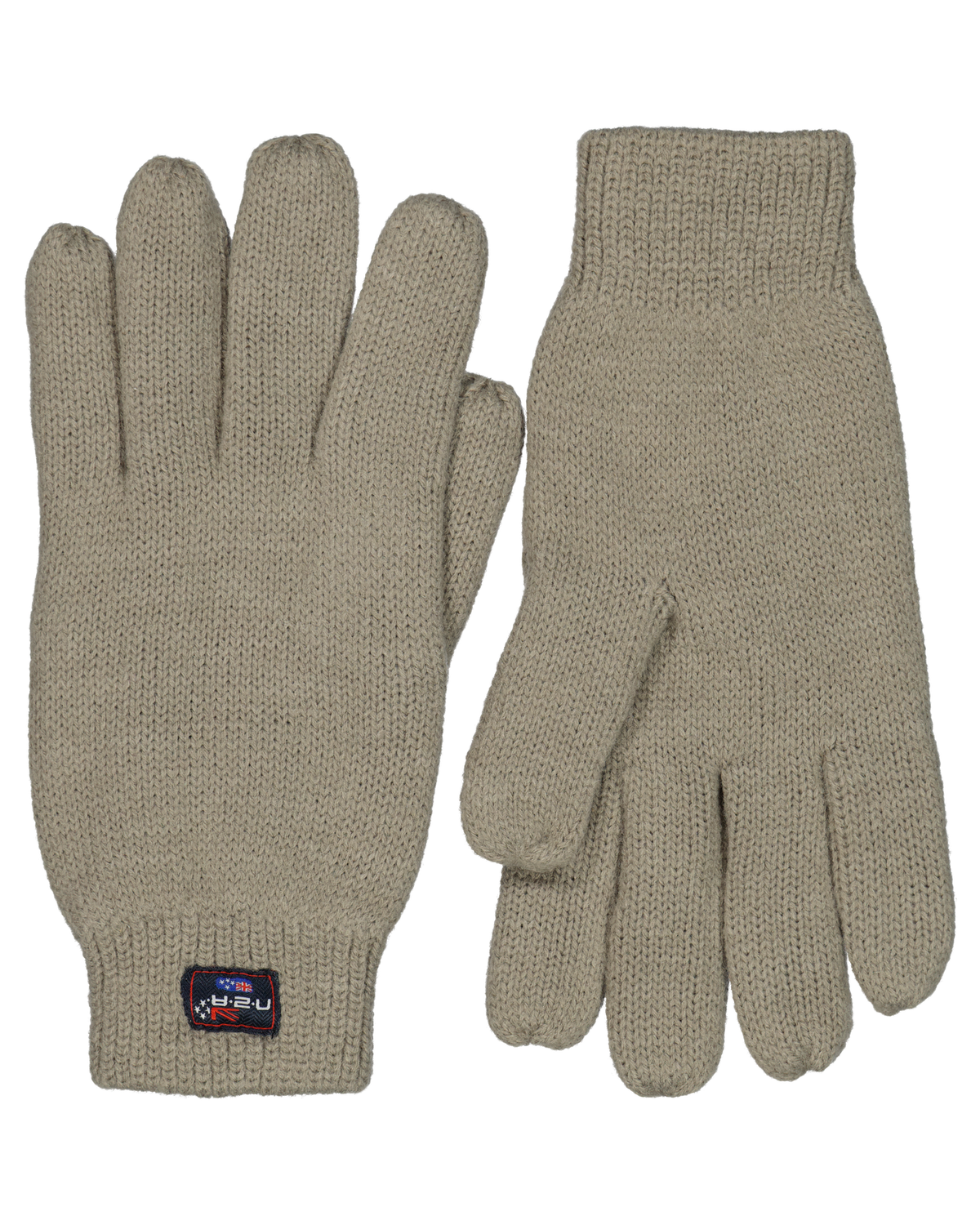 Solid coloured gloves - Tar grey