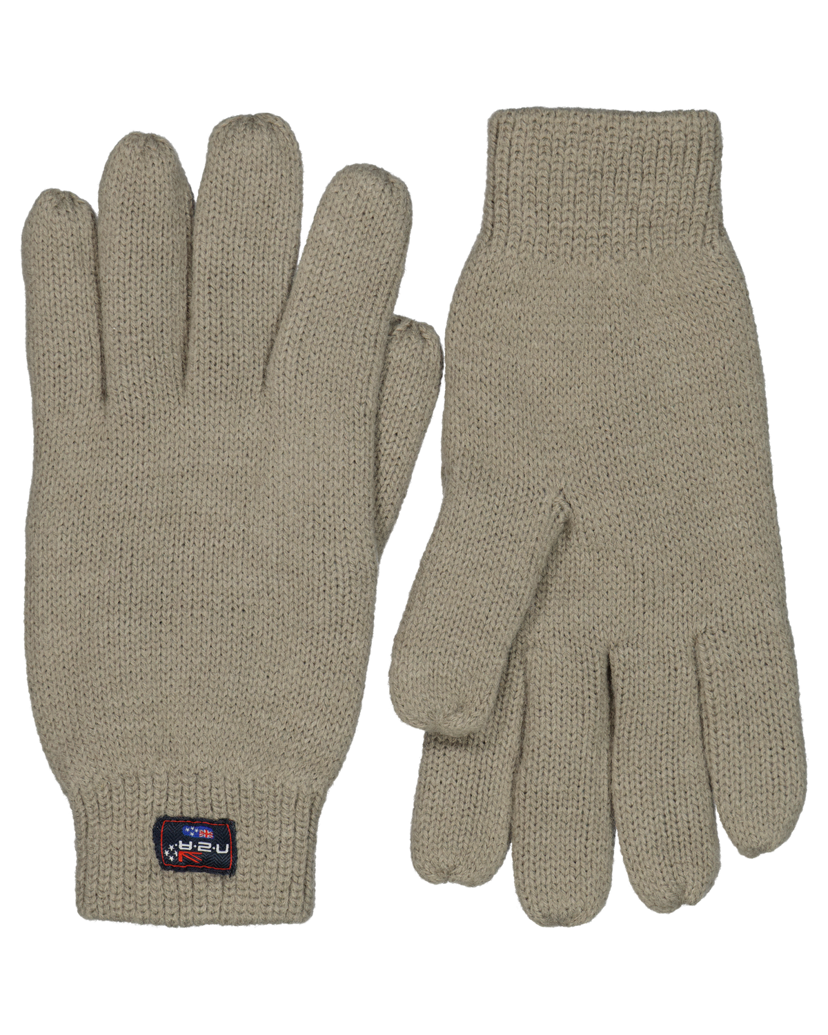 Gants unis - Tar grey