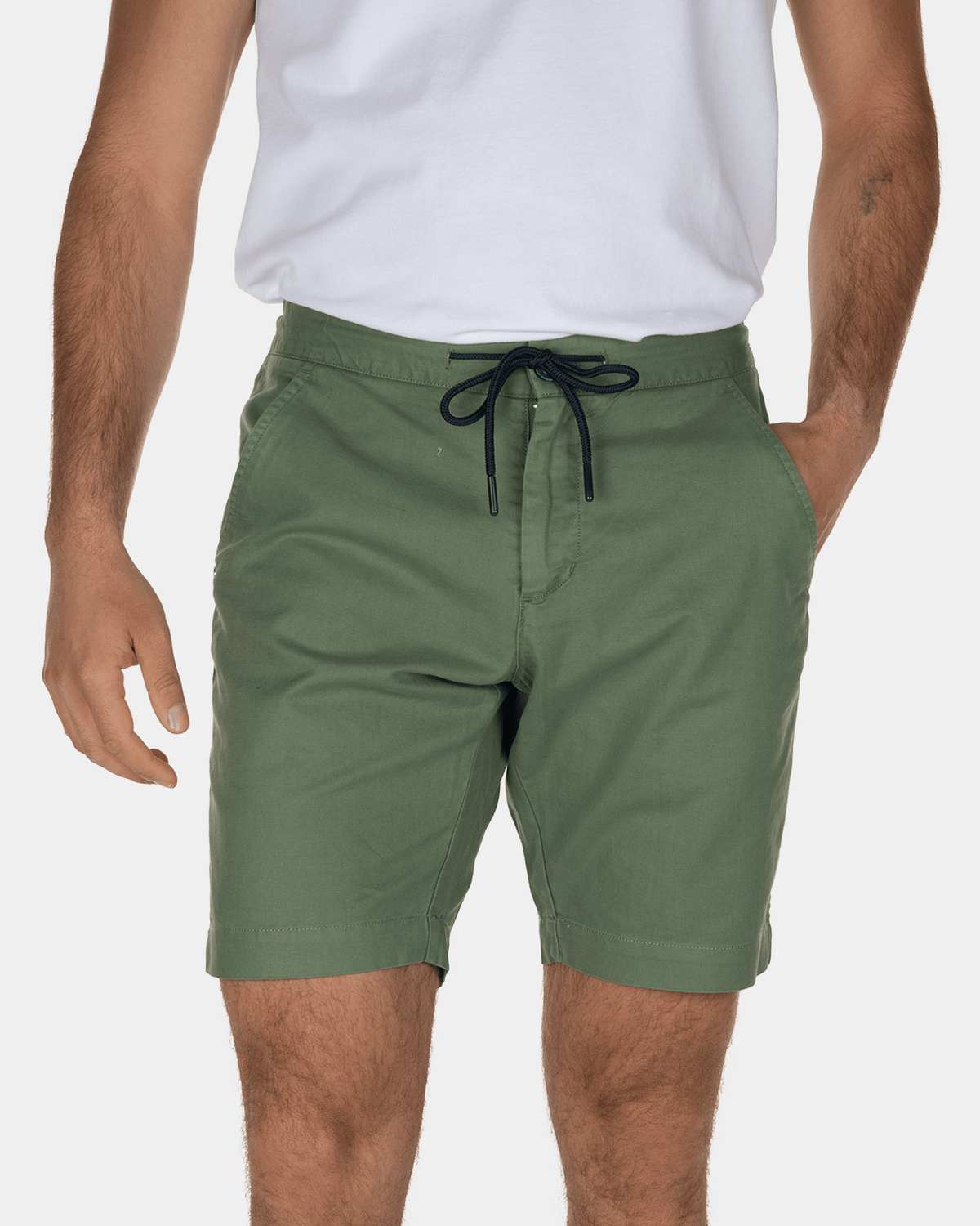 Sportieve korte chino George - Jungle Army