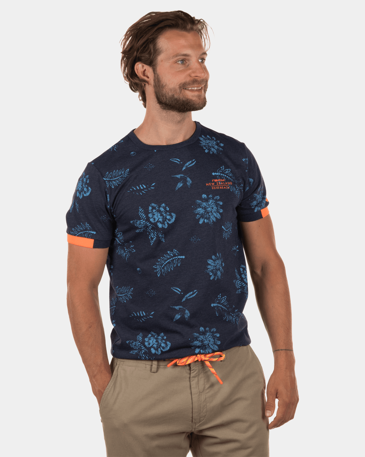 Kokopunui t-shirt met print - Dutch Navy