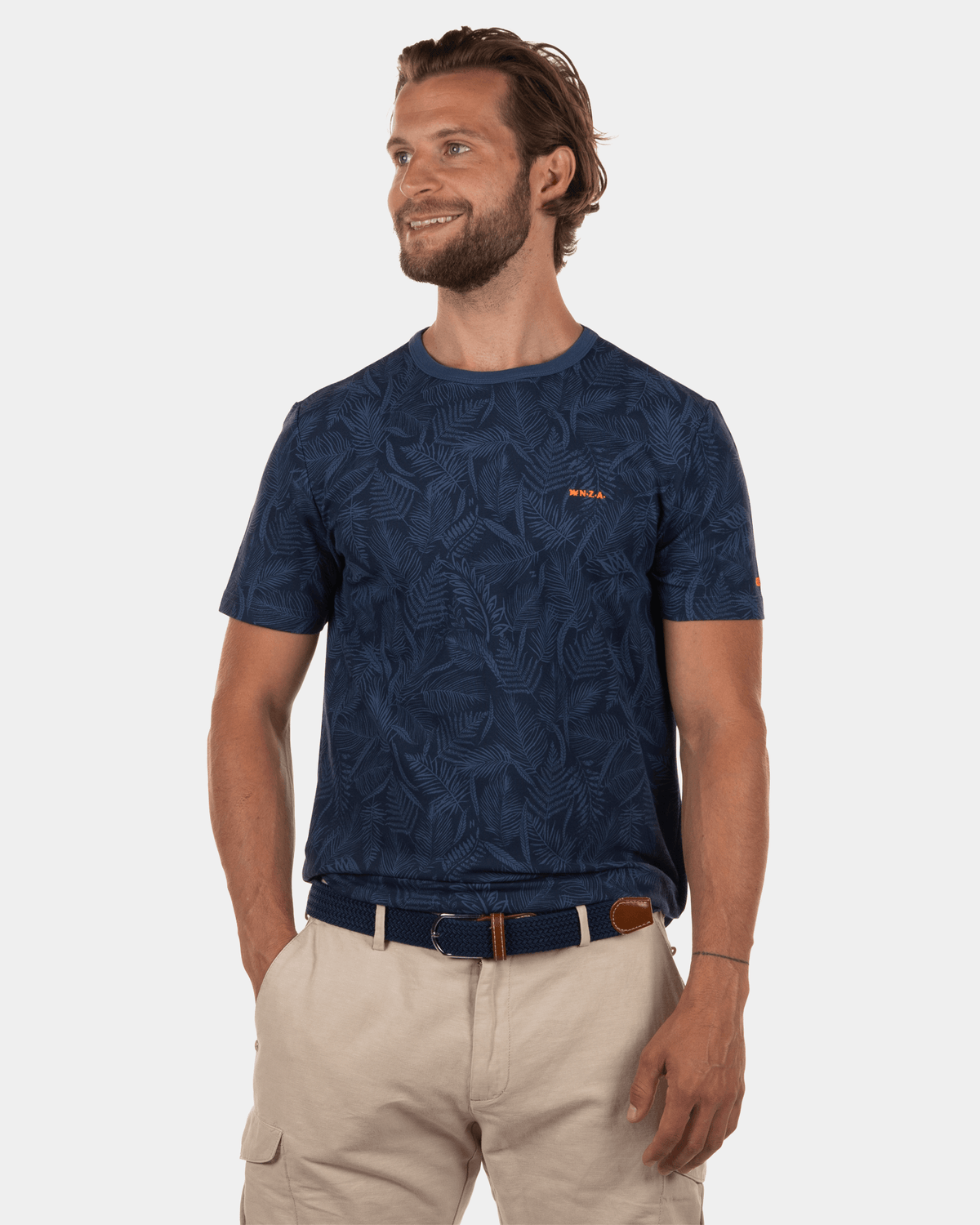 Ratopouri navy t-shirt met print - Dutch Navy