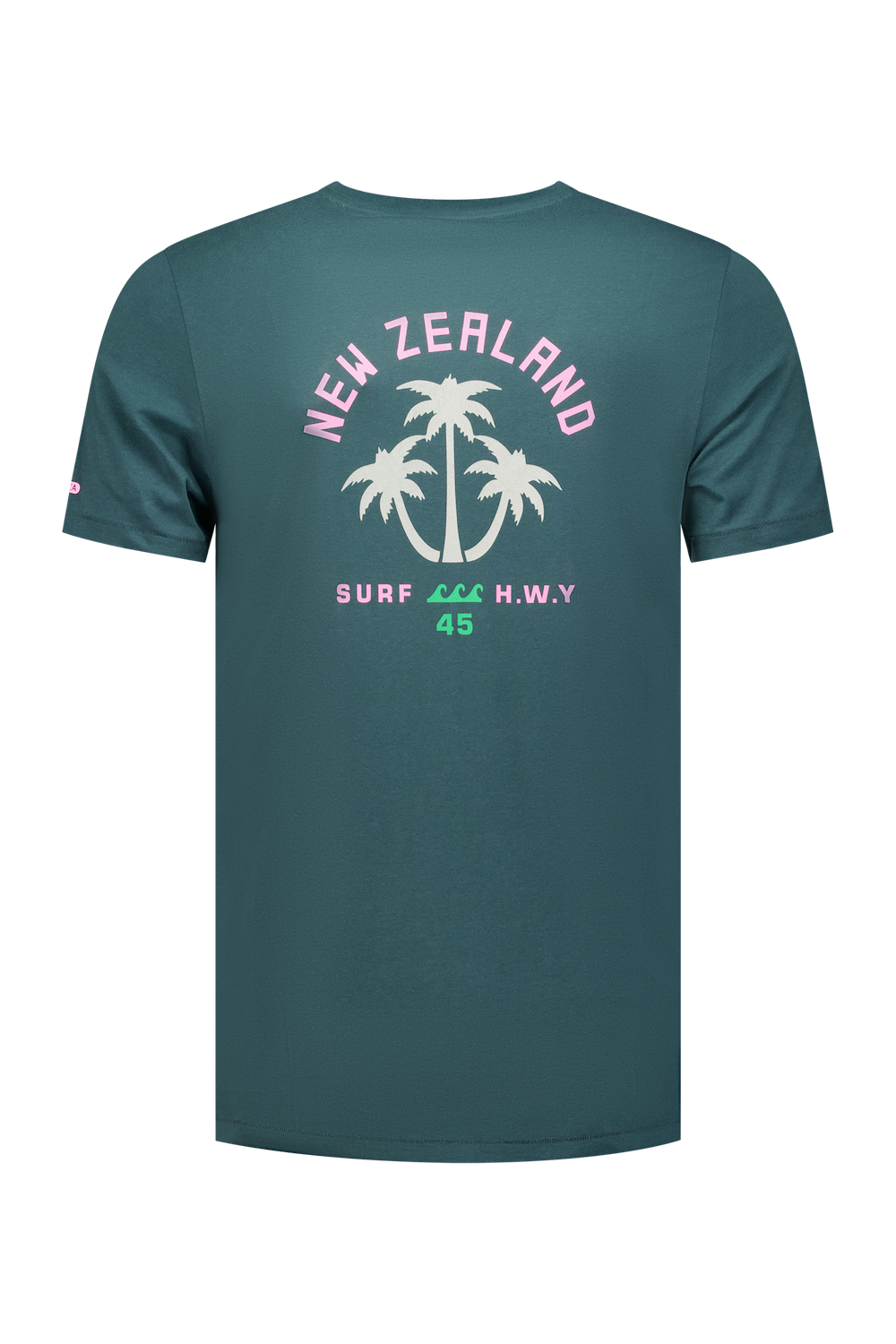 T-shirt met grote print op de rug - Classic Green